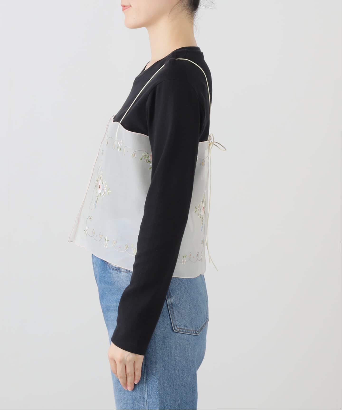 HERITER/エリテ embroidery parts camisole H0-00-3058（シャツ
