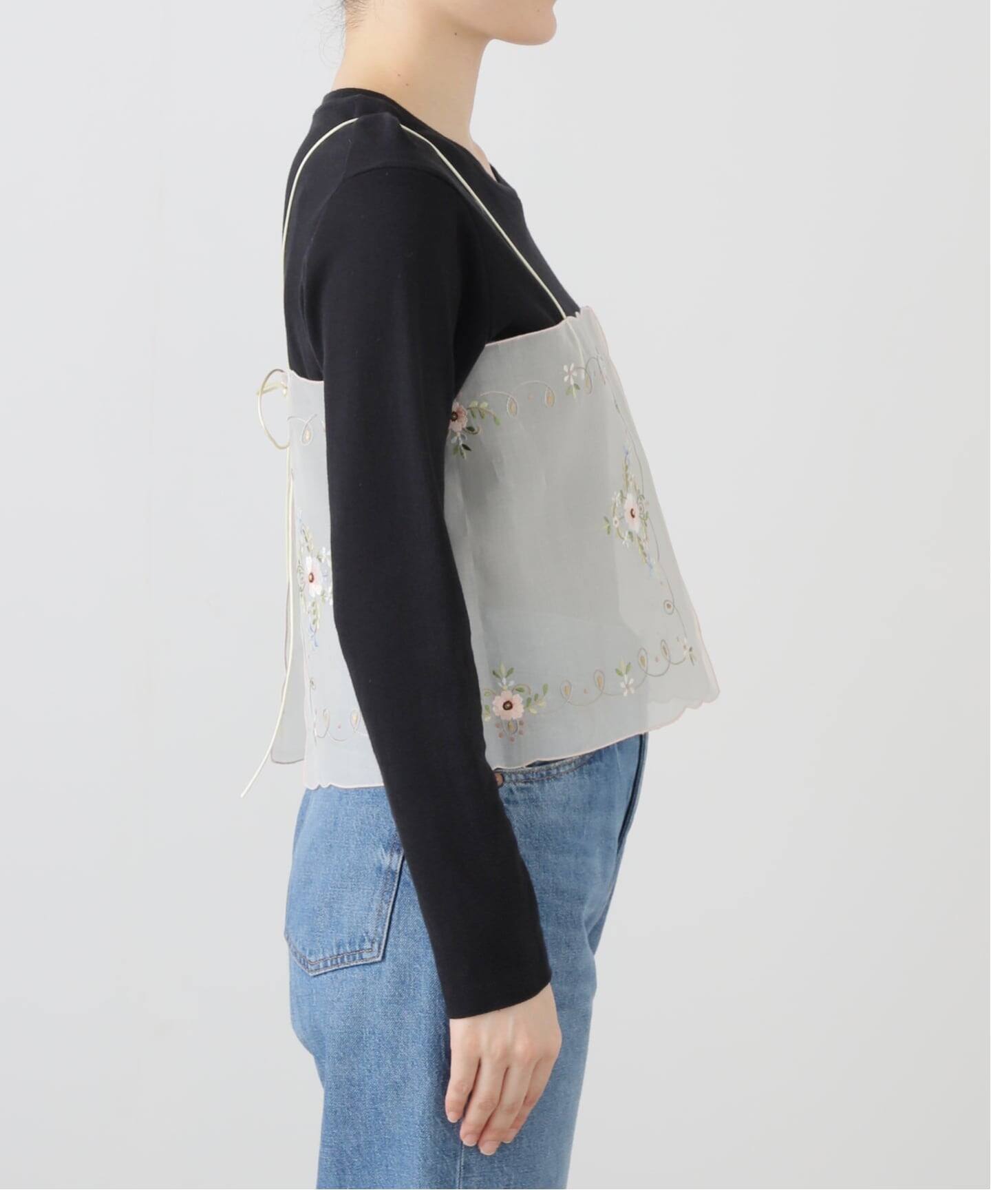 HERITER/エリテ embroidery parts camisole H0-00-3058（シャツ