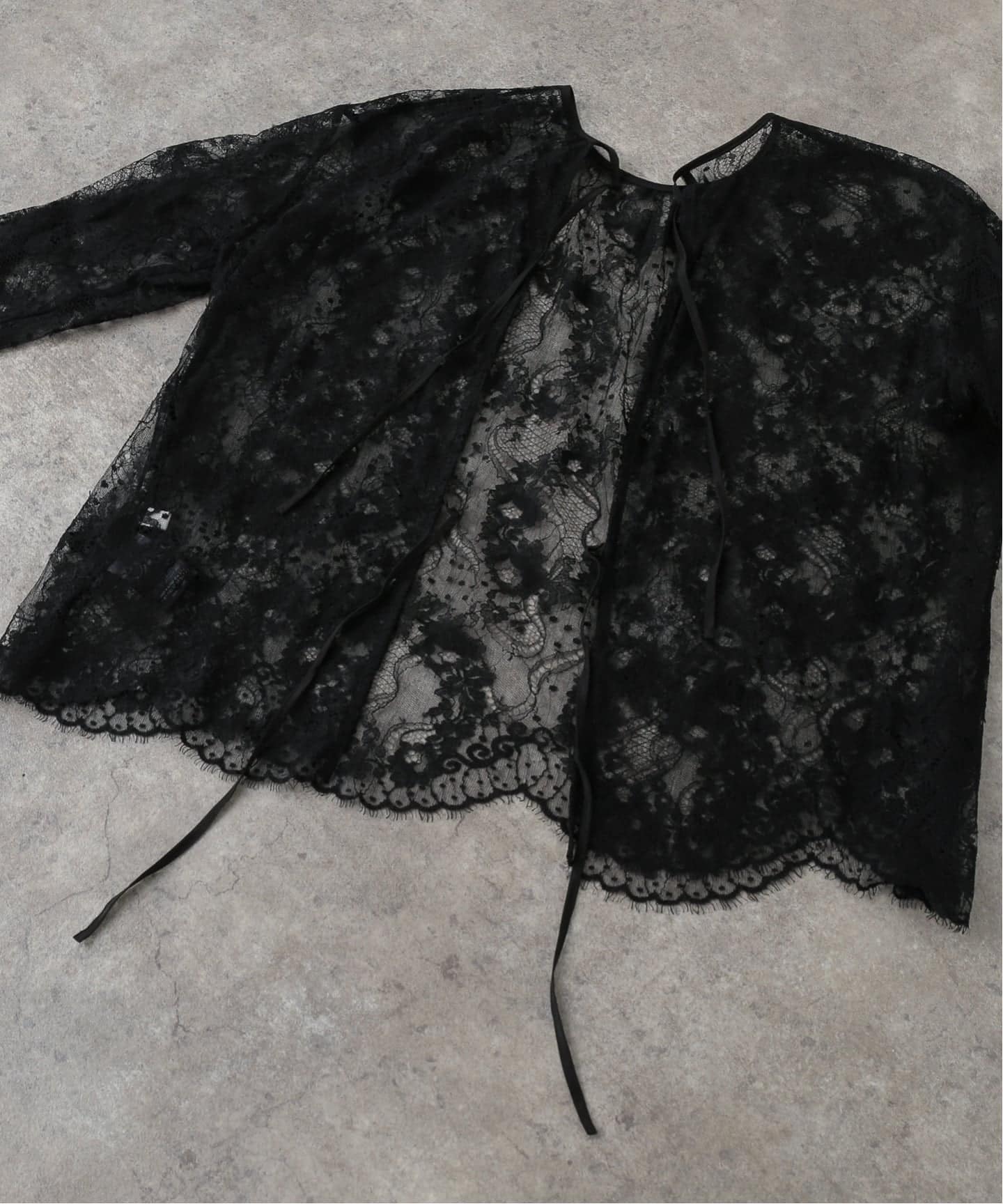 HERITER/エリテ leaver lace blouse H2-25-3003（シャツ／ブラウス
