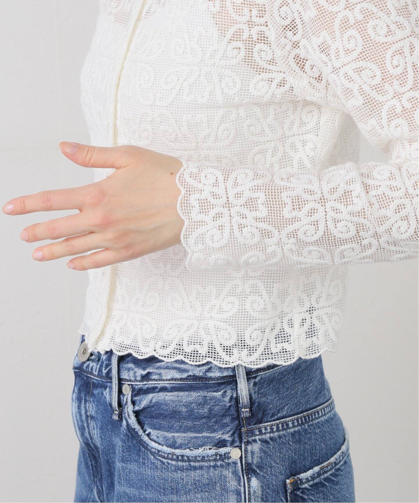 ROSEANNA/ローズアンナ レースTOP S25GARDLILI（シャツ／ブラウス 