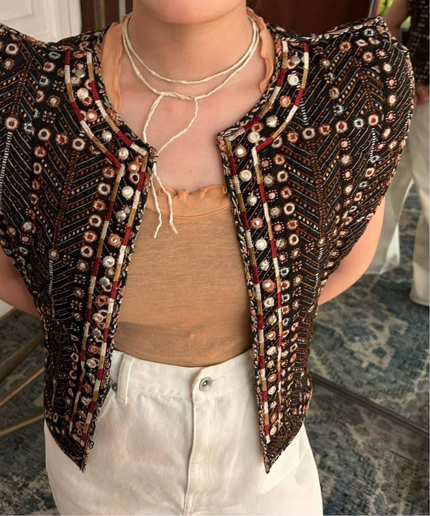 イザベルマランのチュニック 刺繍 インド綿 （イザベルマラン ISABEL  