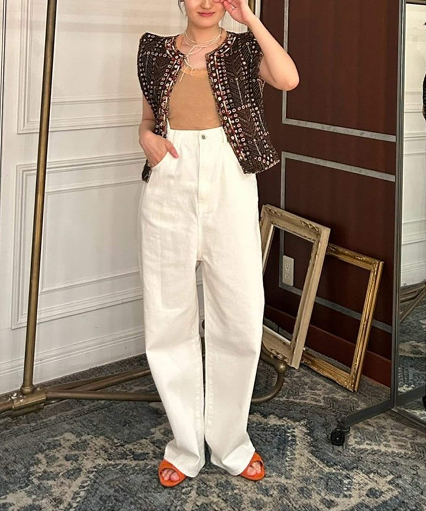 ISABEL ÉTOILE MARANT ノースリーブチュニック ISABEL MARANT ETOILE/イザベル マラン エトワール ノースリーブ