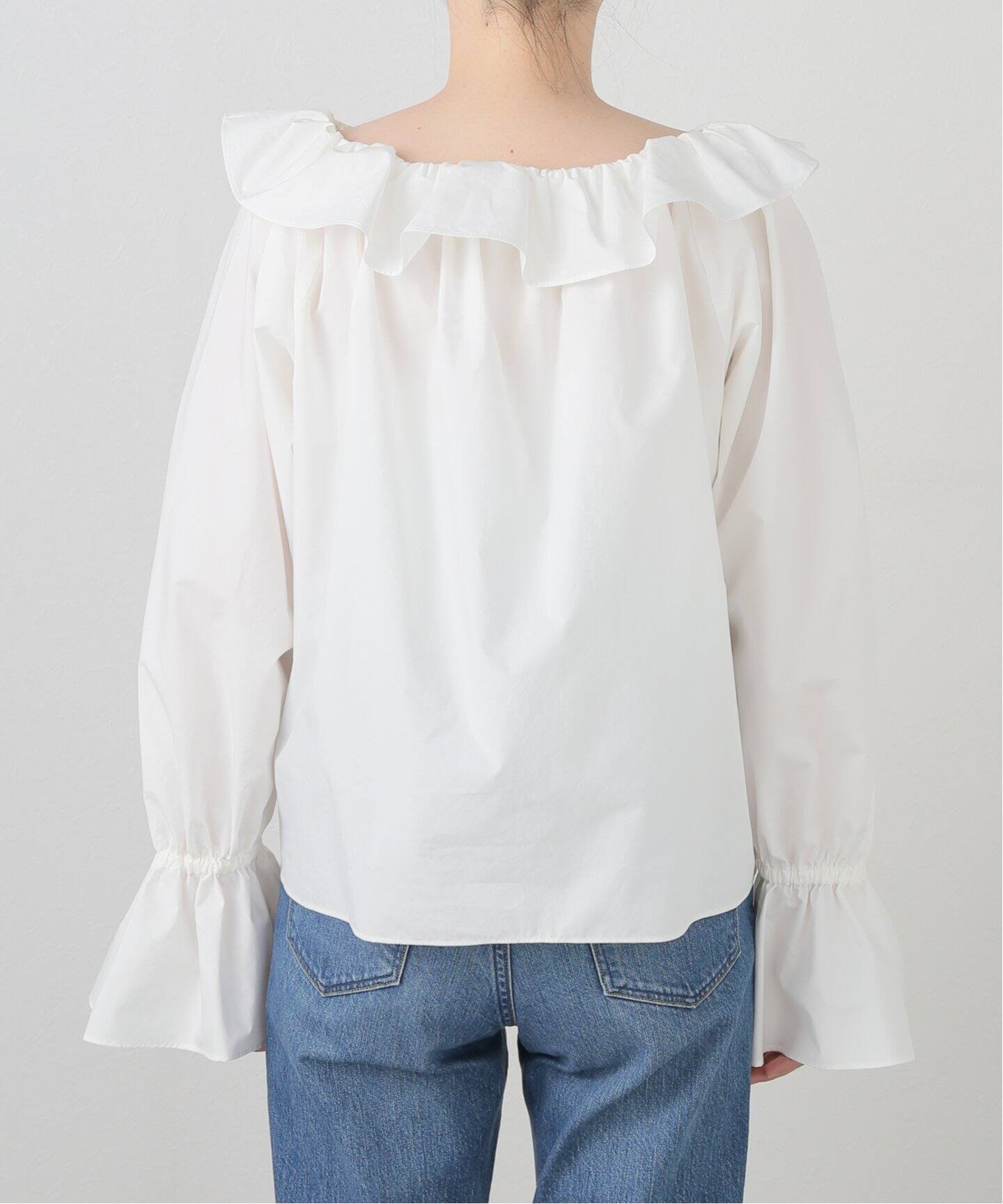 プラージュ poplin smock ブラウス　ブラック　フリーサイズ プラージュ Plage Poplin Smock ブラウス （ブラック