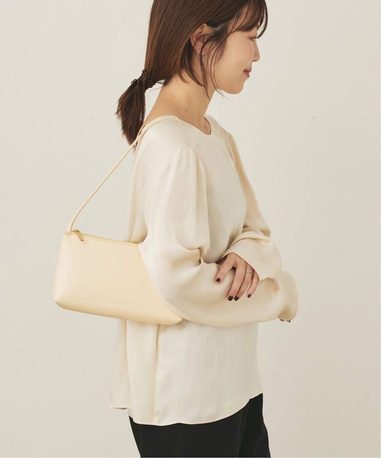 Memory Satin Back Wrap ブラウス（シャツ／ブラウス）｜Plage 