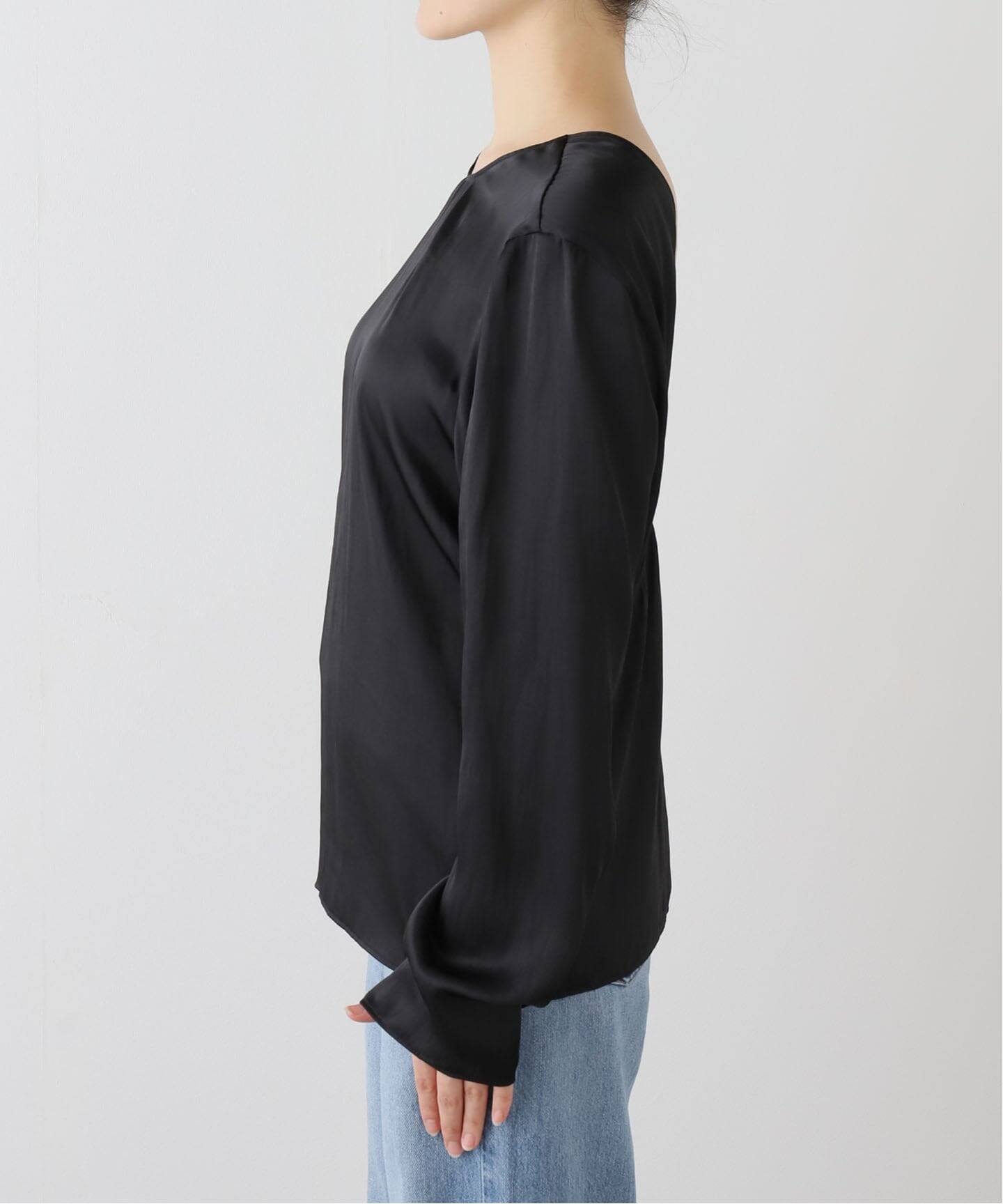 plage プラージュ　satin shirt サテンシャツ plage（プラージュ）の「satin シャツ◇（シャツ/ブラウス）」 - WEAR