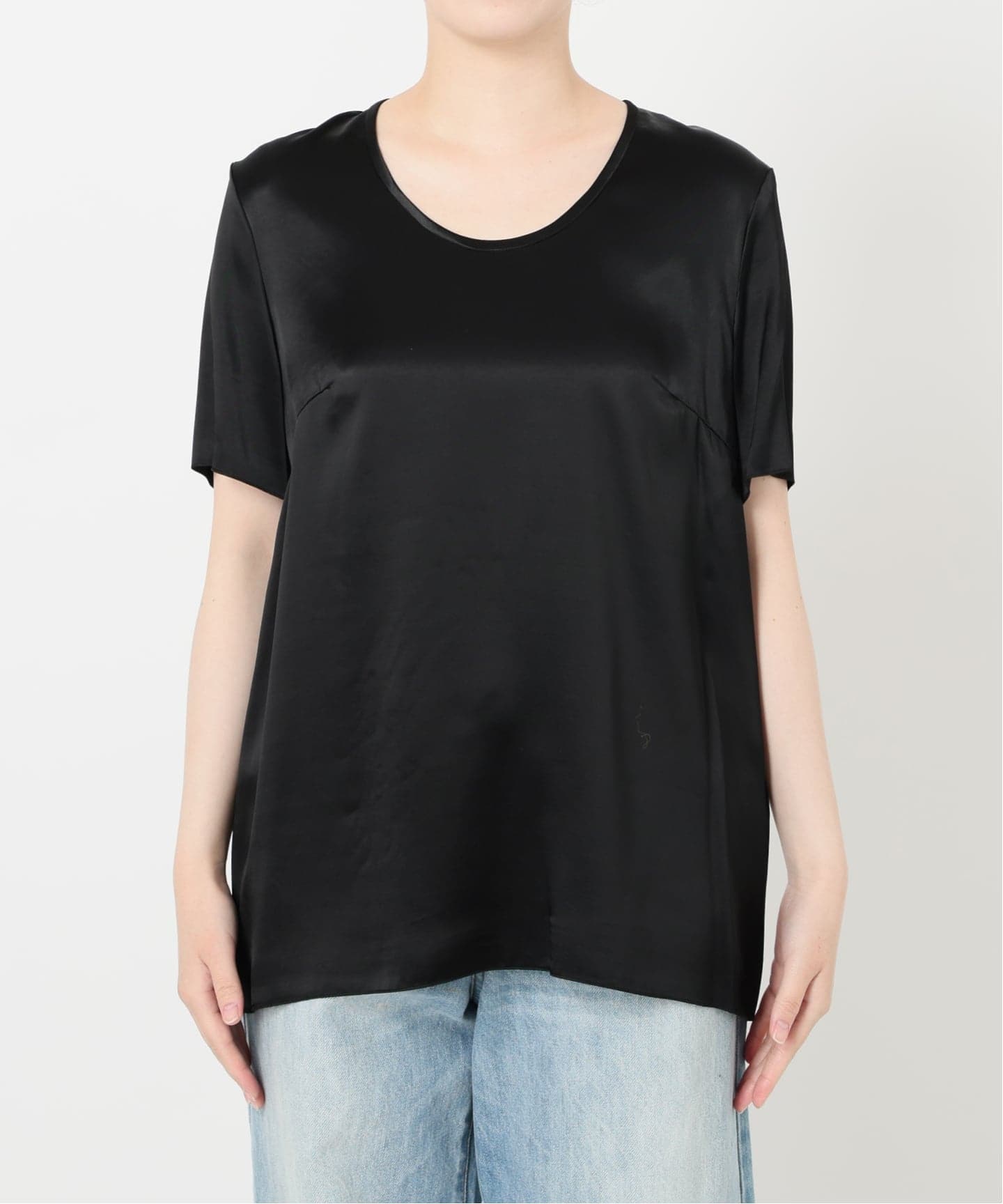 予約》R'IAM サテンチュニックTシャツ（シャツ／ブラウス