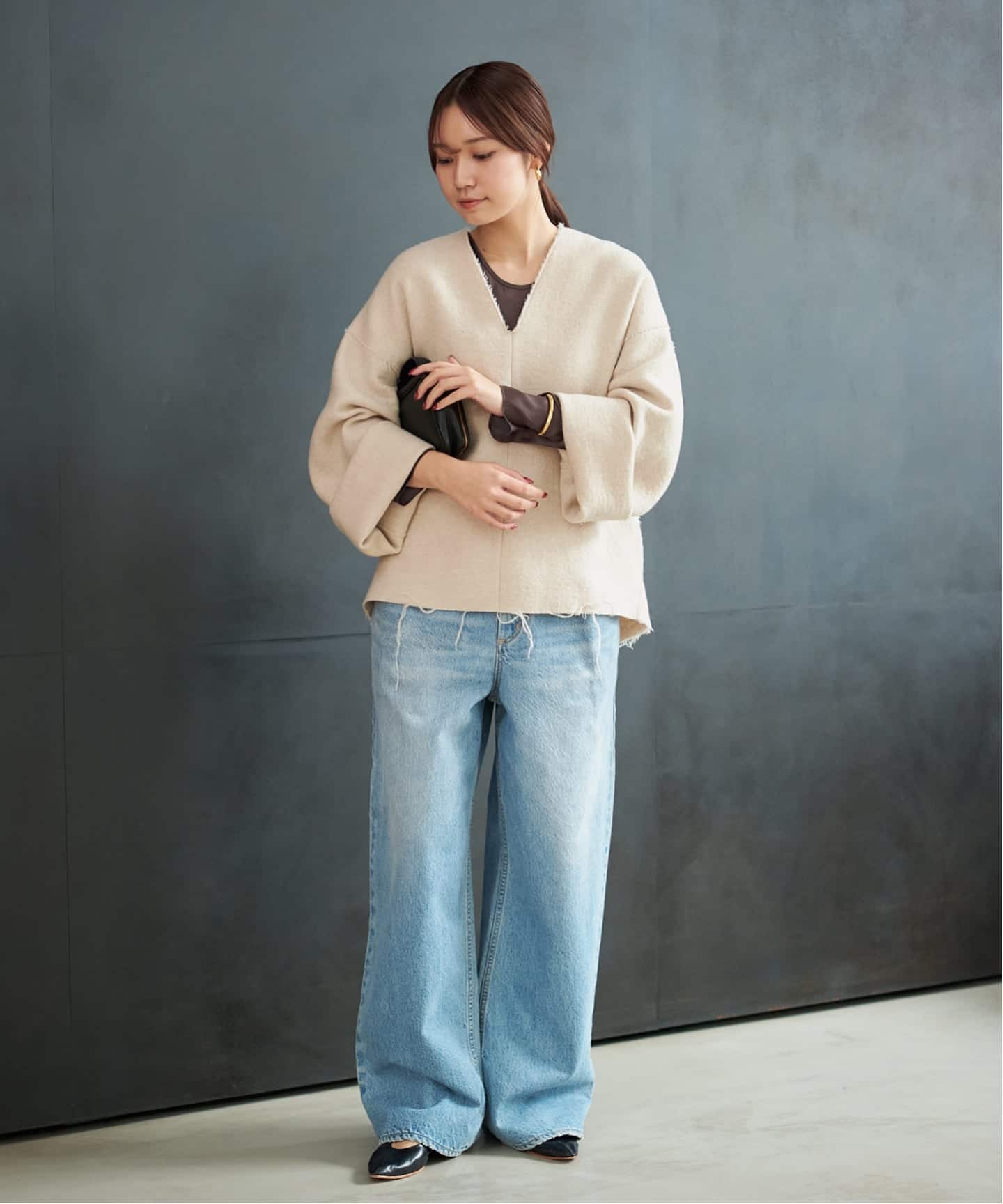 plage【R’IAM】シルエット ブラウス　38サイズ 追加》【R'IAM】シルエットブラウス（シャツ/ブラウス）｜Plage