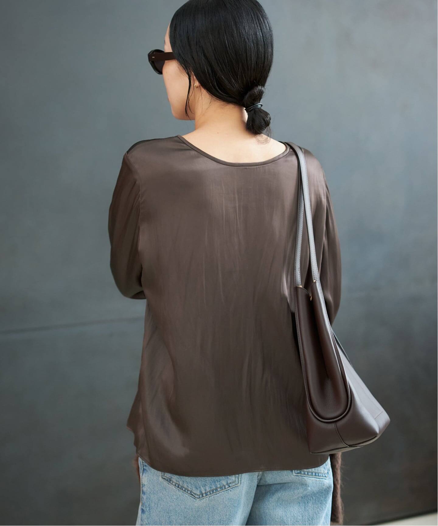 R'IAM サテンロンT ブラウス（シャツ／ブラウス）｜Plage（プラージュ