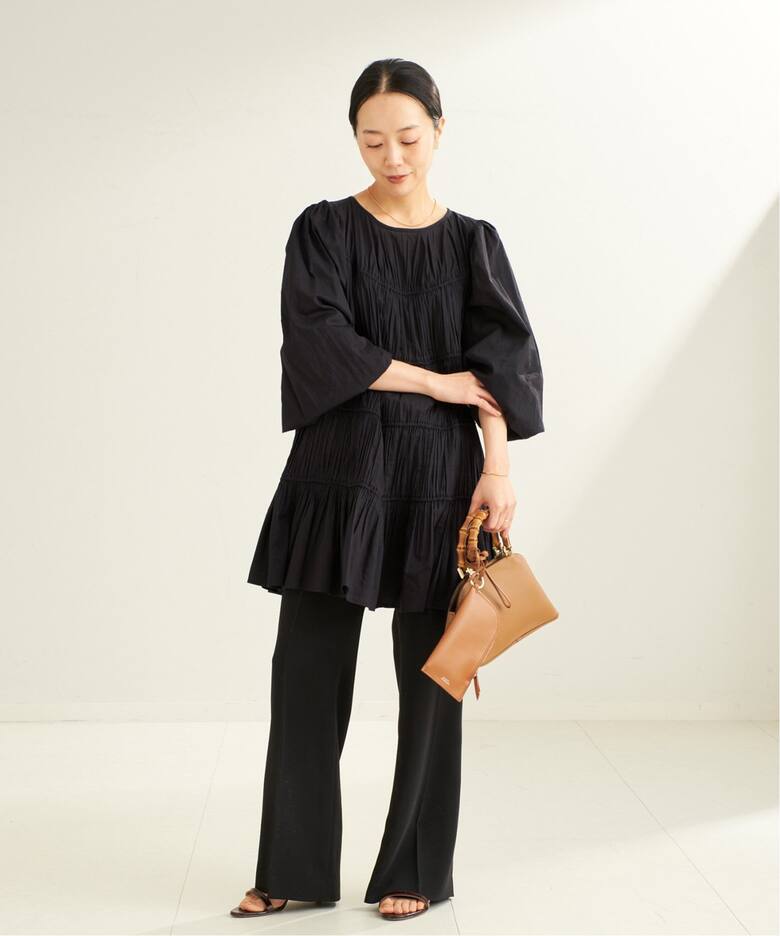 cotton/silk tiered ブラウス（シャツ／ブラウス）｜Plage（プラージュ 