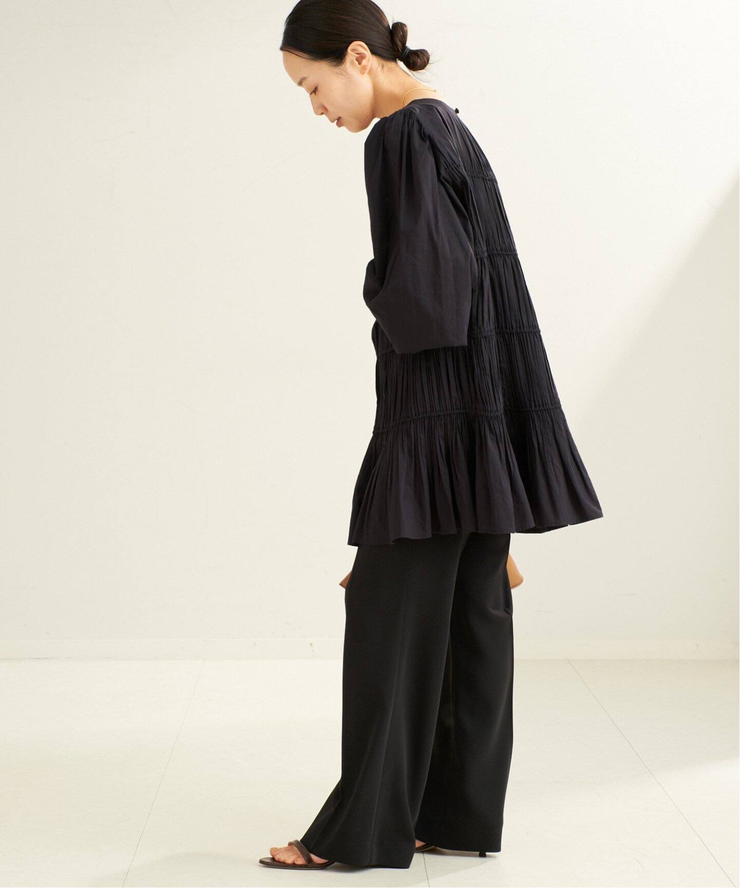 cotton/silk tiered ブラウス（シャツ／ブラウス）｜Plage（プラージュ 