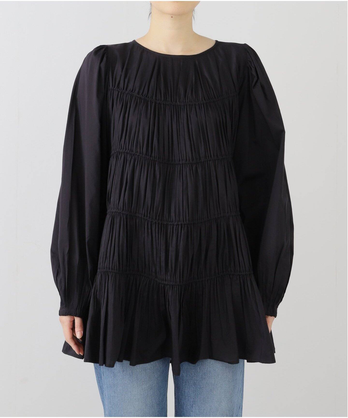 cotton/silk tiered ブラウス（シャツ／ブラウス）｜Plage（プラージュ 
