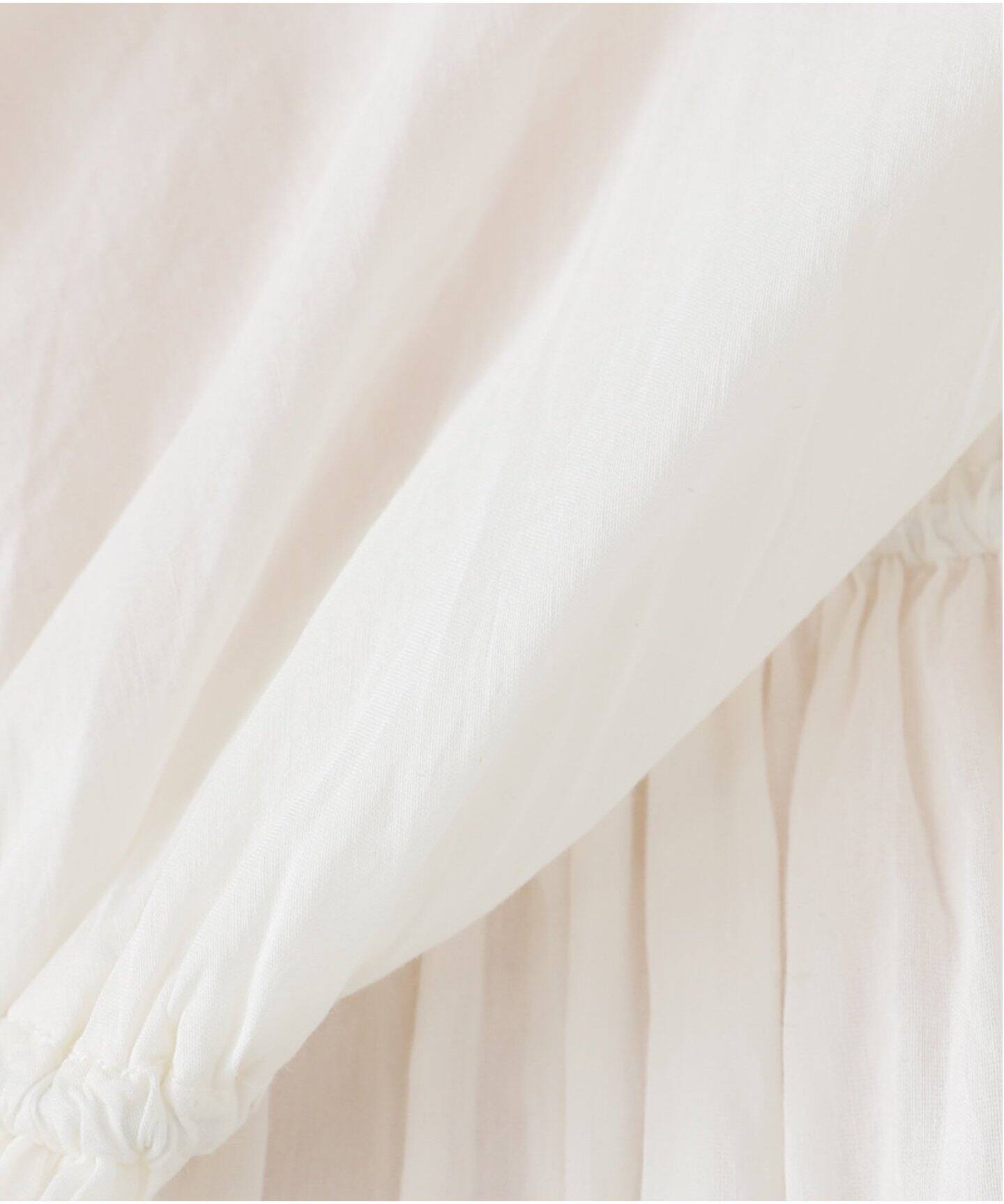 ブラウス シャツ cotton/silk tiered ブラウス レディース plage ブラウス シャツ cotton/silk tiered レディース