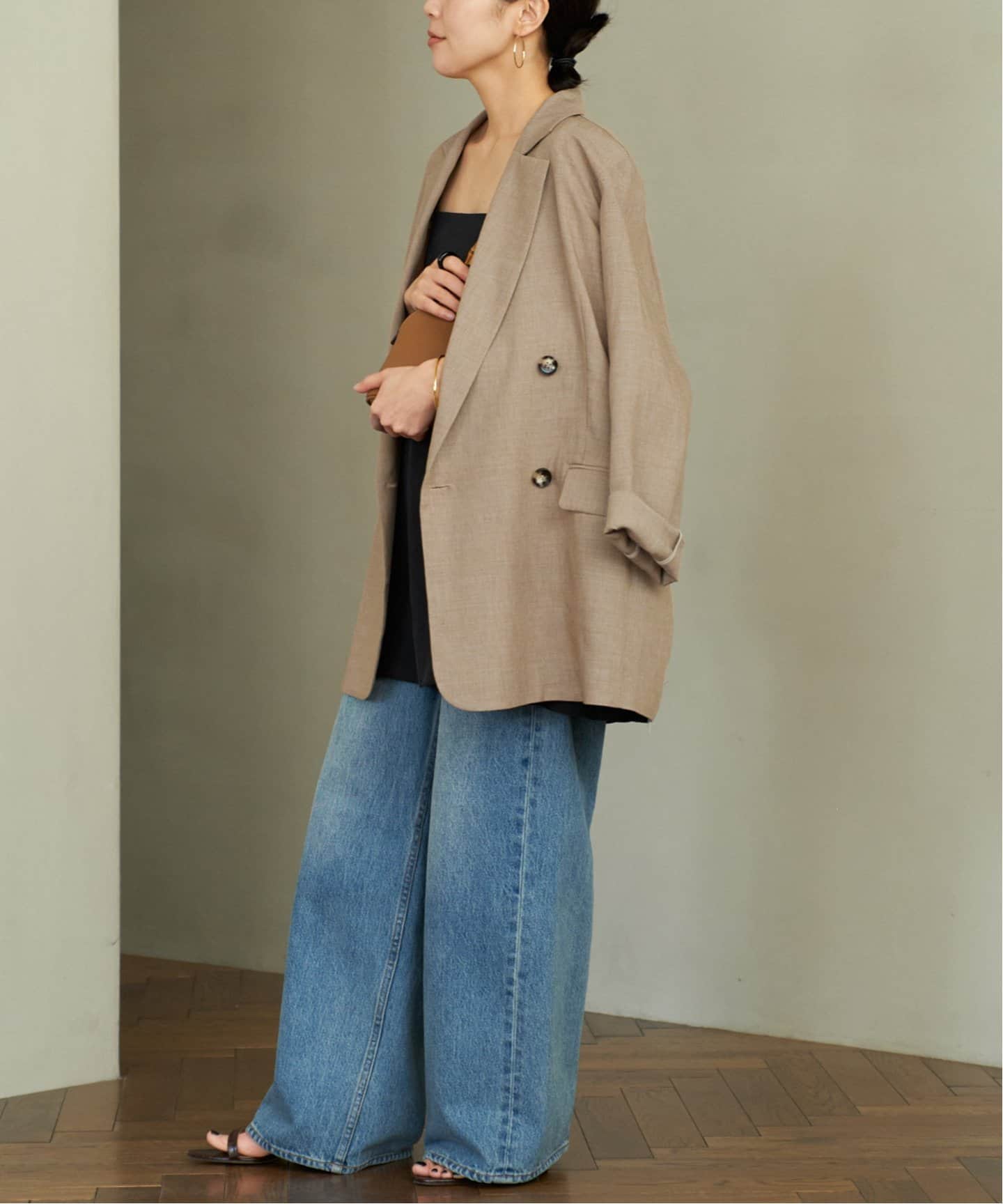 追加》fibril linen 混 キャミソール（キャミソール）｜Plage