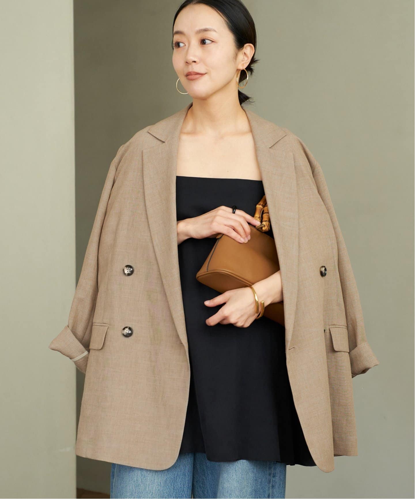 追加》fibril linen 混 キャミソール（キャミソール）｜Plage