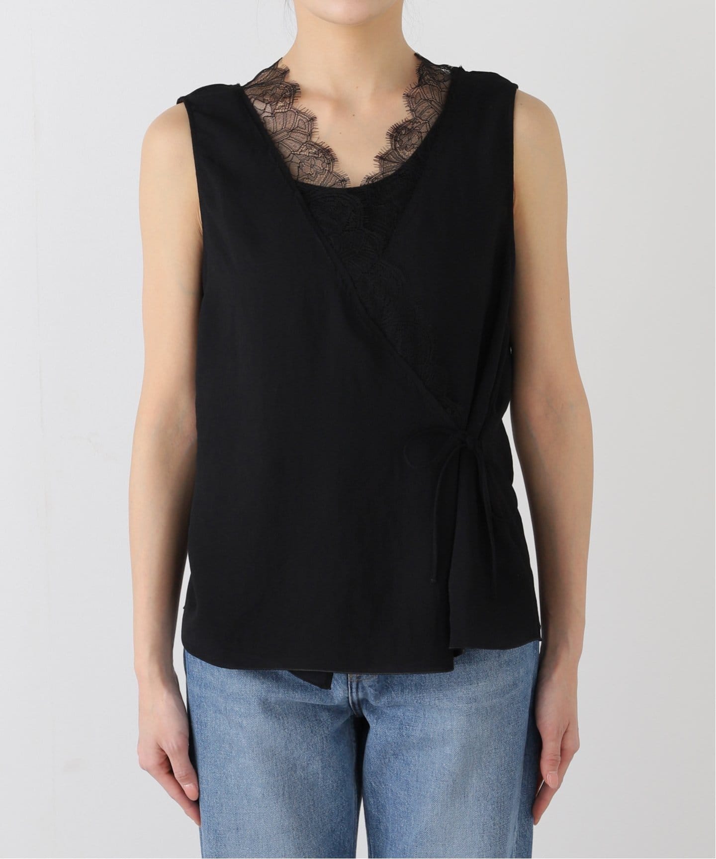 OUTLET SALE- 訳あり品など大放出 追加予約》solstiss frenchlace ジレ（その他トップス）｜Plage トップス