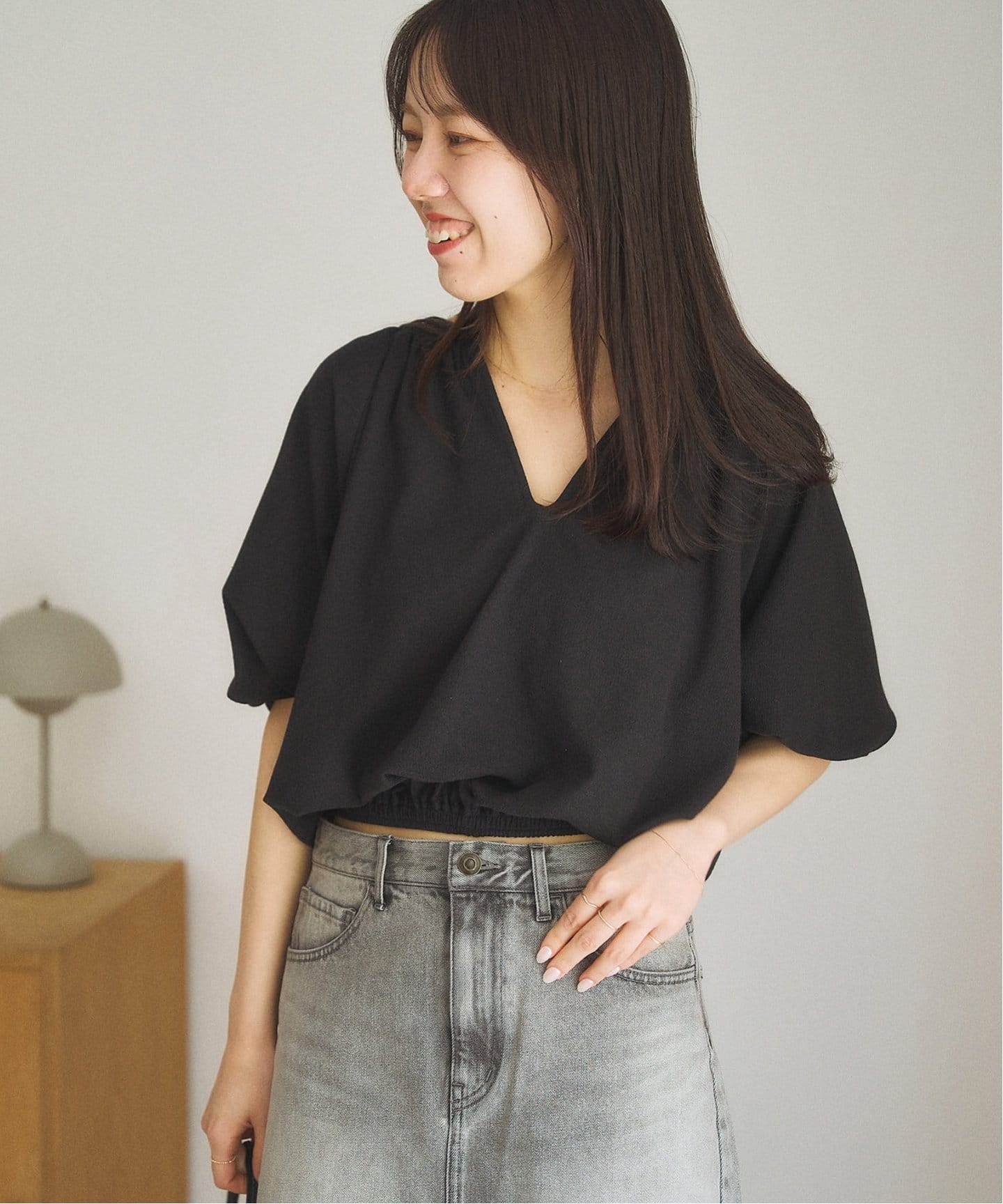 plage プラージュ　LINEN Gather ブラウス plage ブラウス（LINEN Gather ブラウス（シャツ／ブラウス