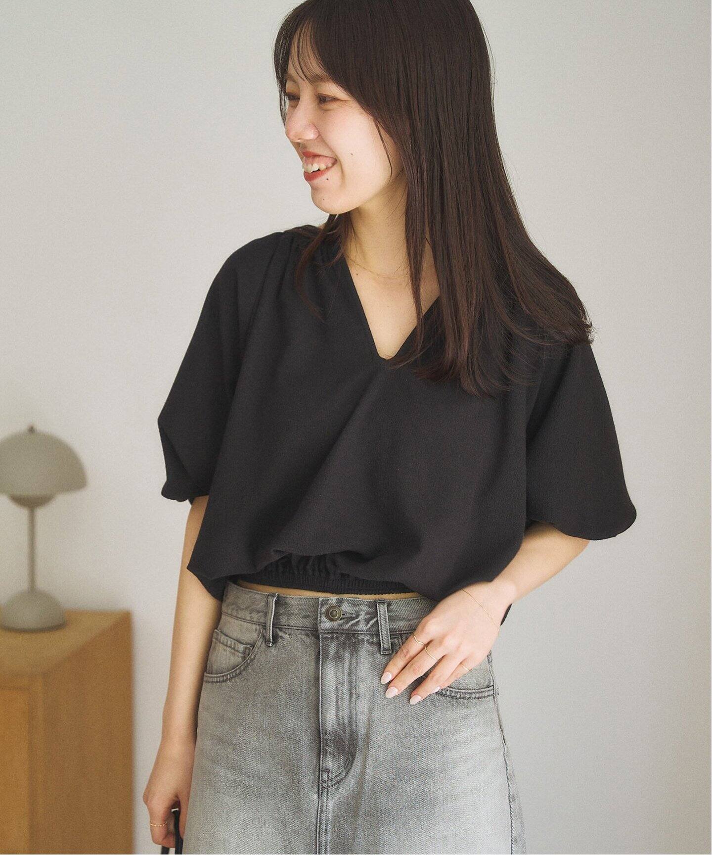 gather mini ブラウス（シャツ／ブラウス）｜Plage（プラージュ）の 
