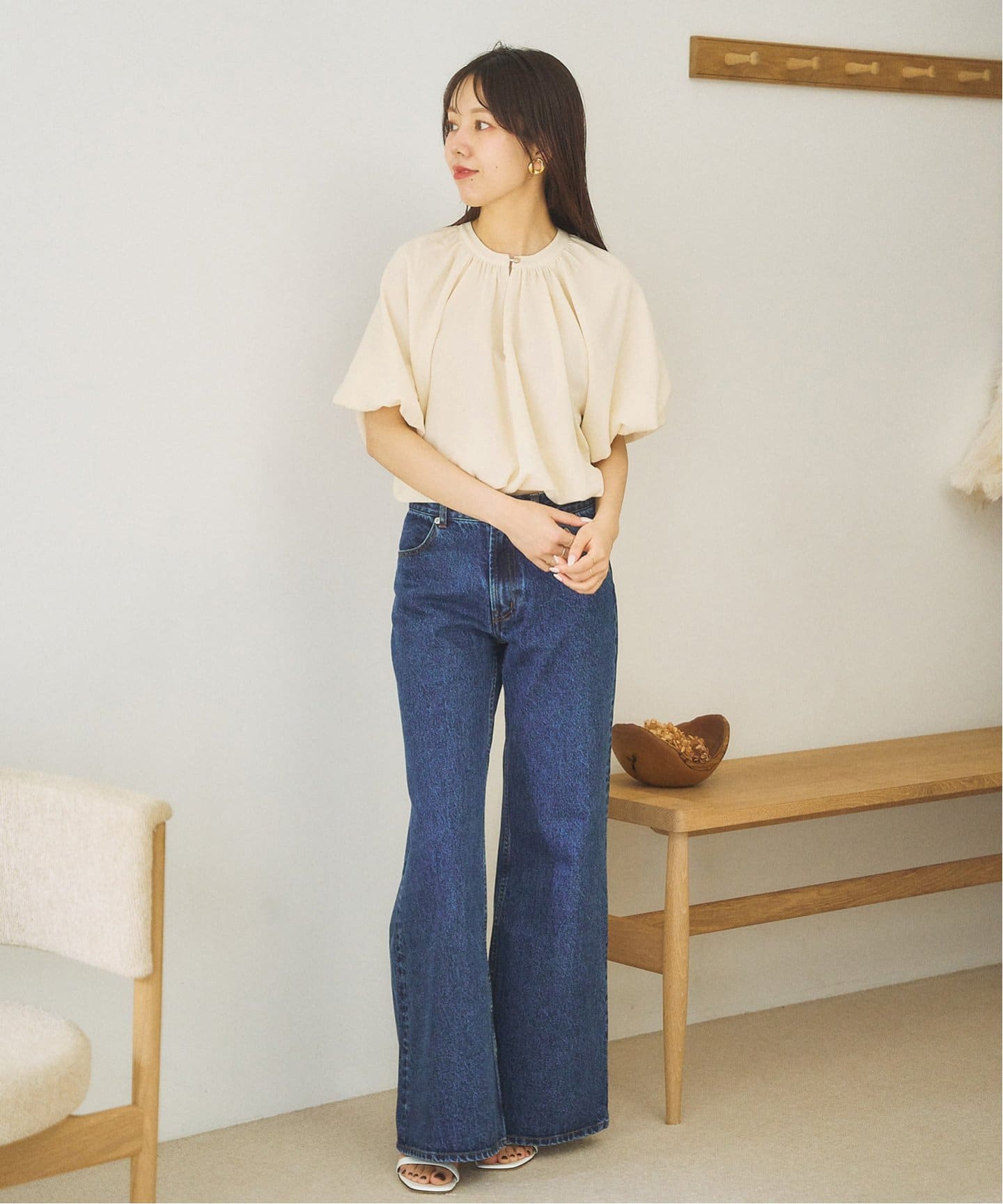 plage プラージュ　LINEN Gather ブラウス plage プラージュ LINEN Gather ブラウス