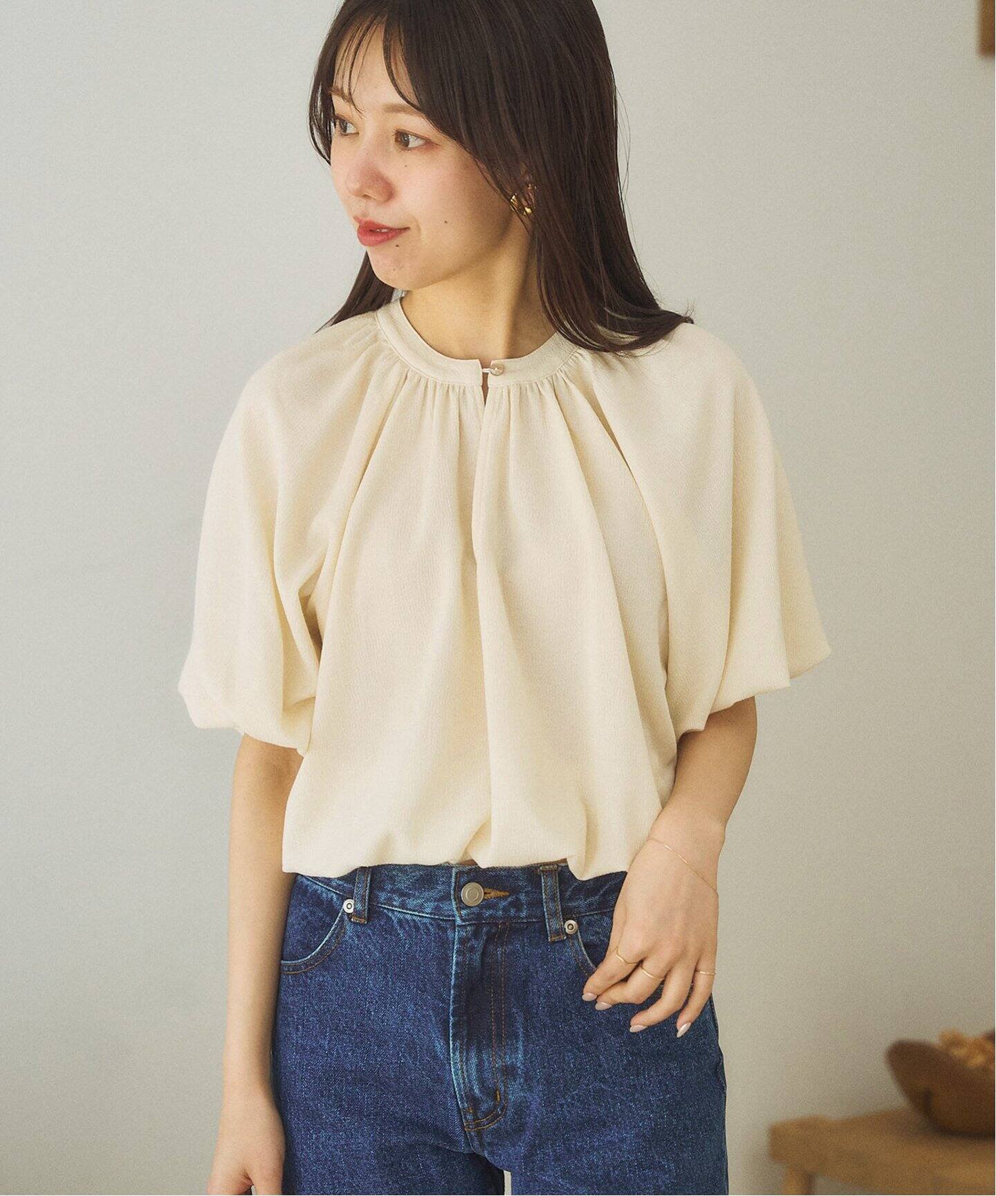 gather mini ブラウス（シャツ／ブラウス）｜Plage（プラージュ）の