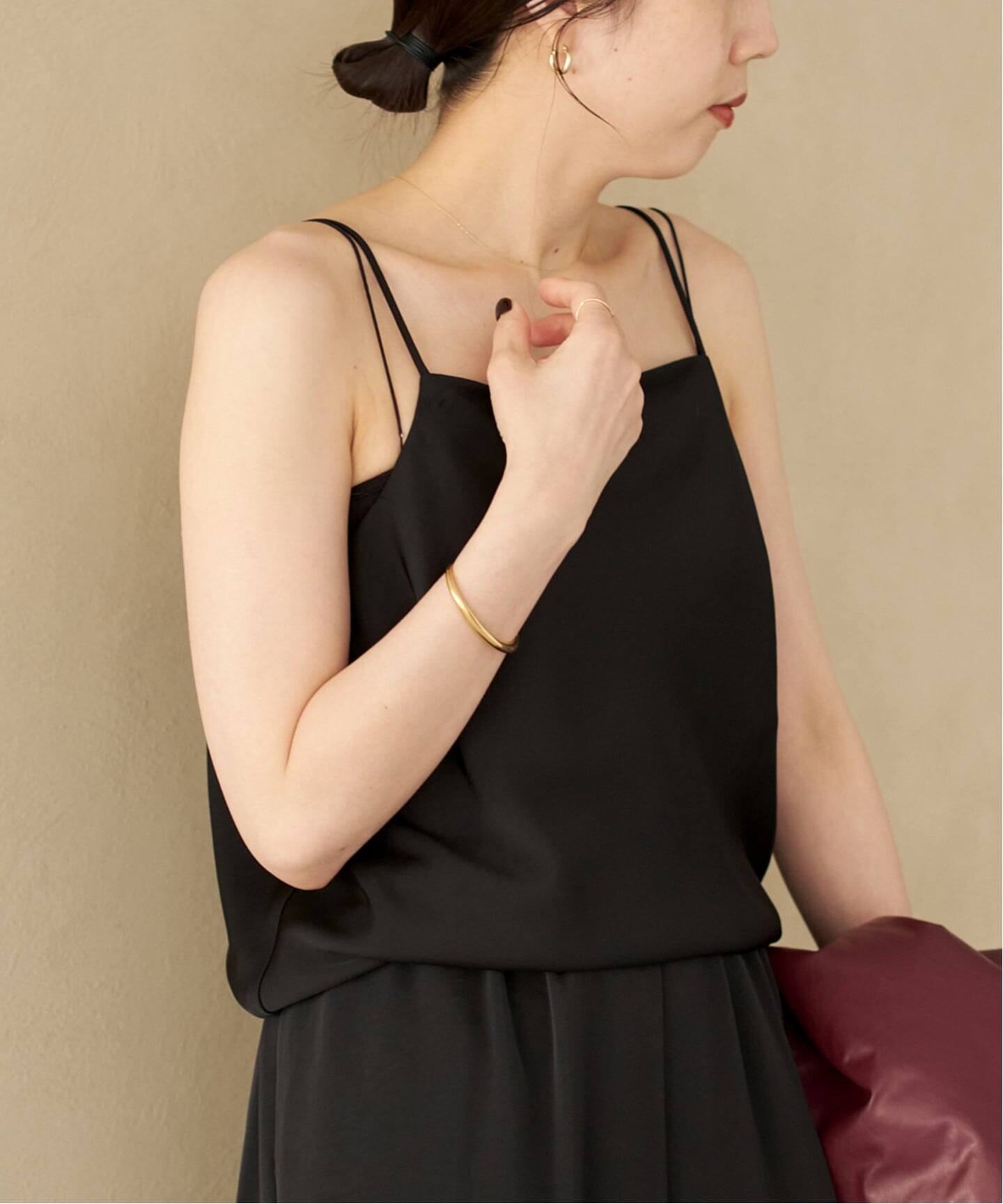Plage Satin Uneck キャミソール plage キャミソール 「追加」dull satin : ZOZOTOWN Yahoo!店