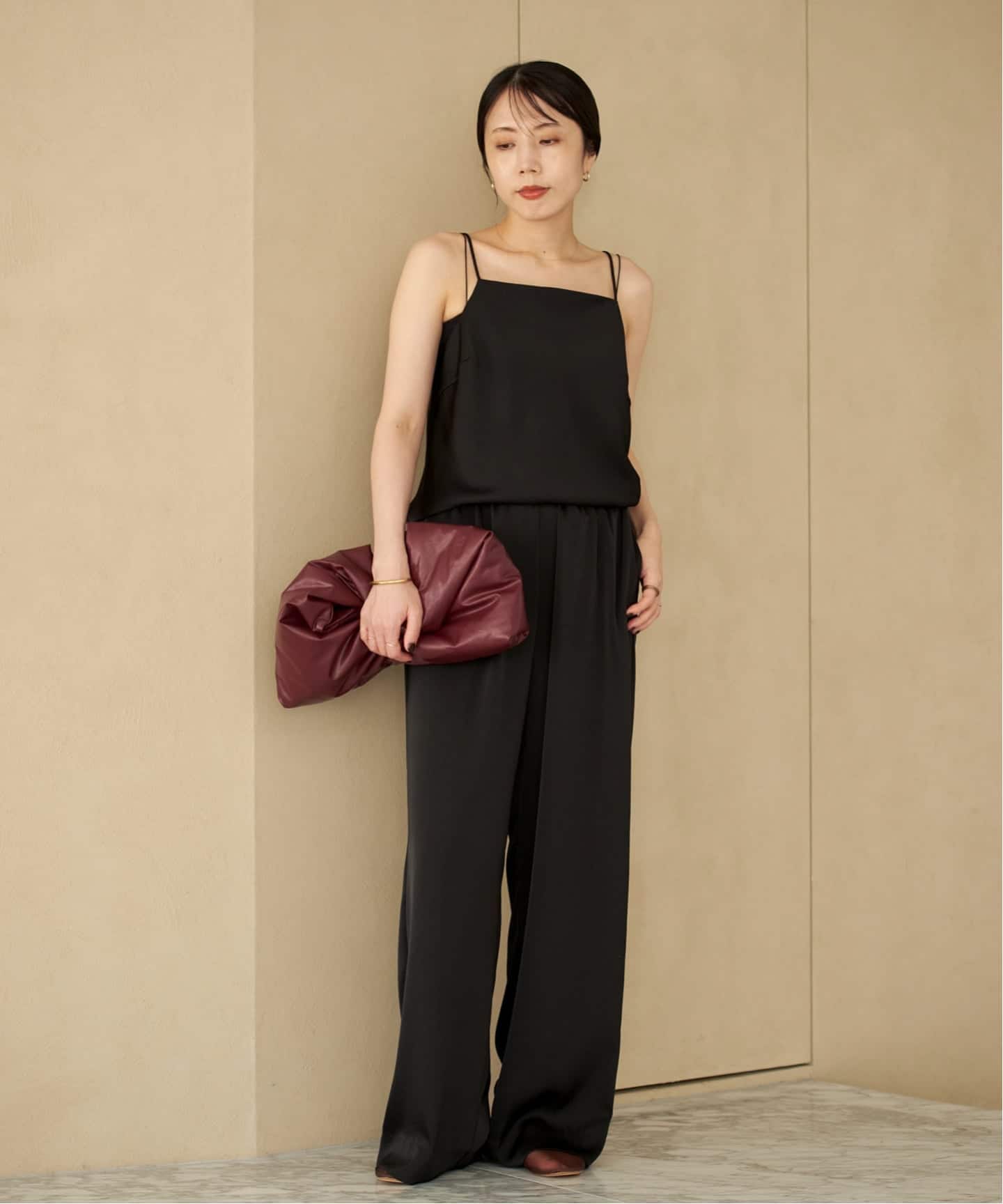 新品☆Deuxieme Class Black satinキャミソール Deuxieme Classe（ドゥーズィエムクラス）の「Silkキャミソール