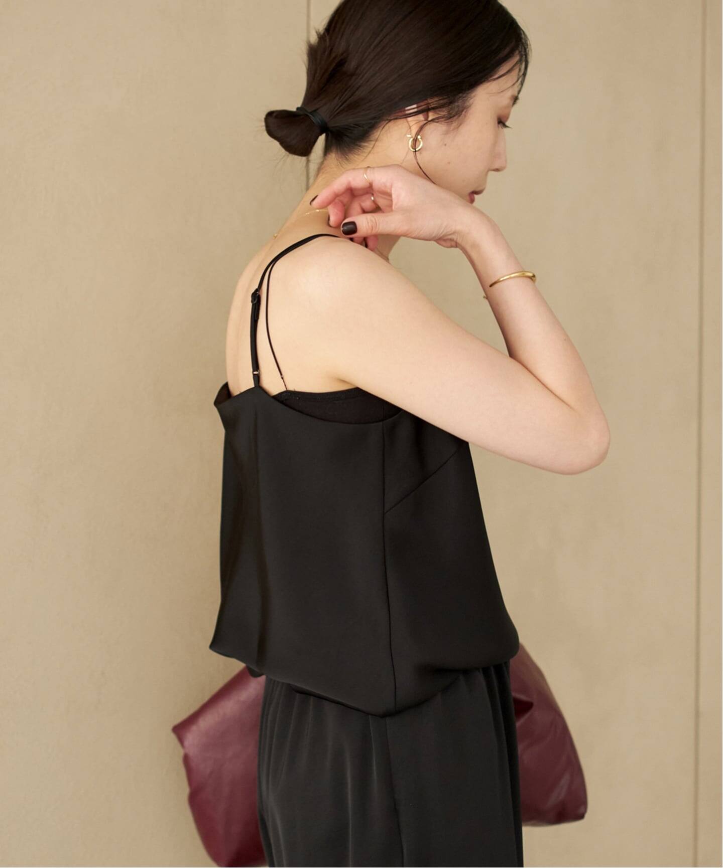 追加》dull satin キャミソール 2（キャミソール）｜Plage