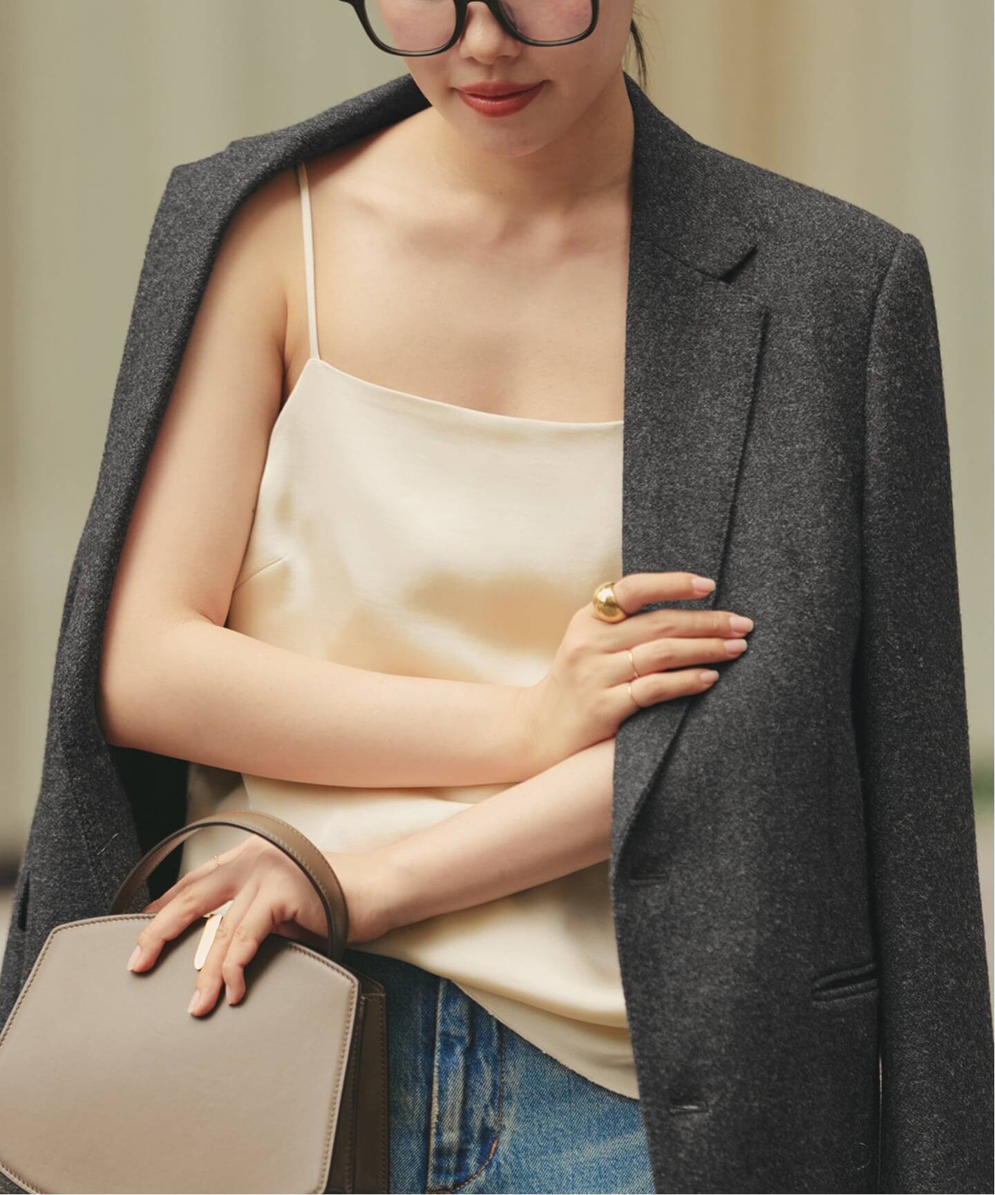 fibril linen 混 キャミソール　Plage プラージュ　新品未使用 追加》fibril linen 混 キャミソール（キャミソール）｜Plage