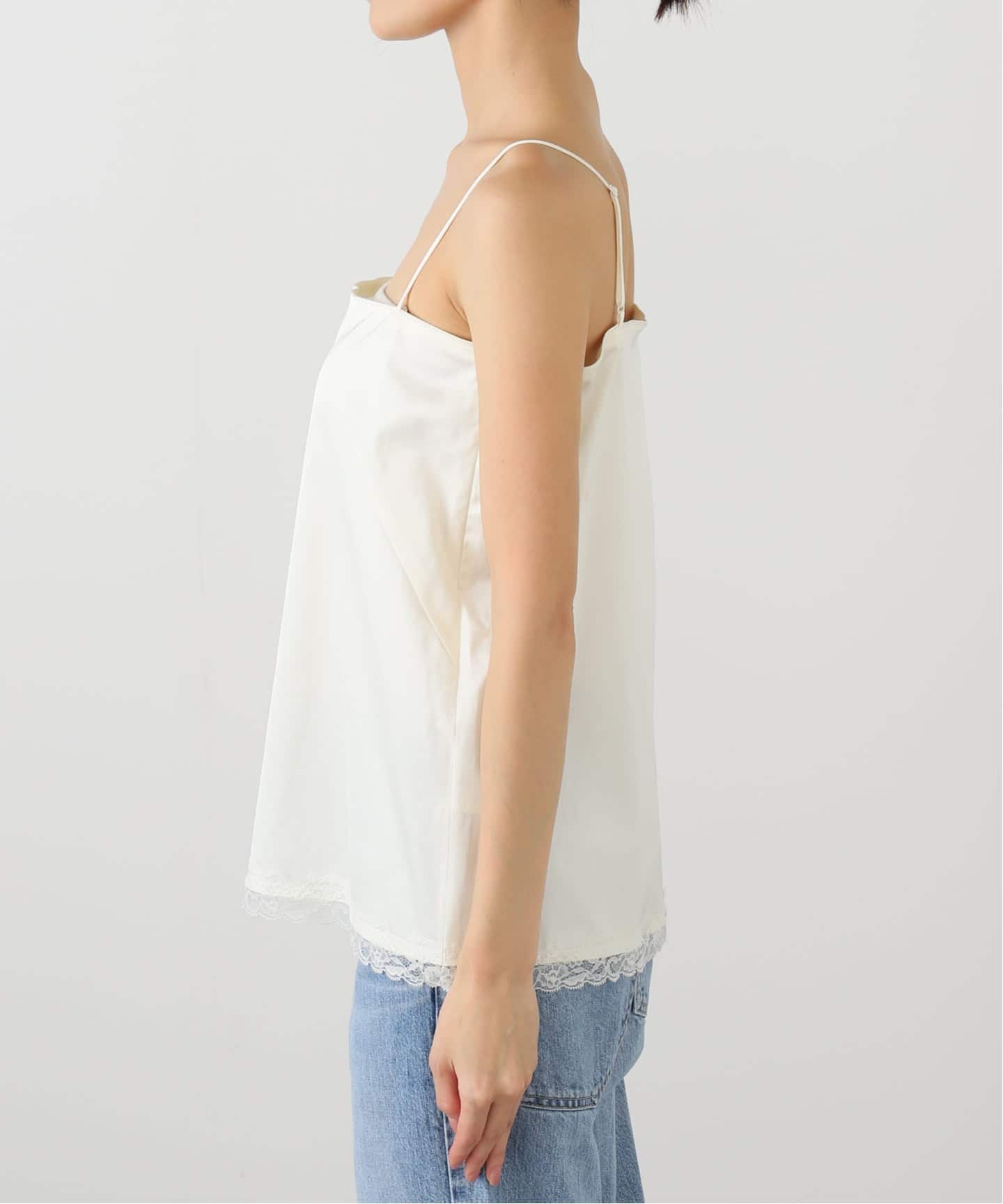 layered lace satin キャミソール（キャミソール）｜Plage（プラージュ