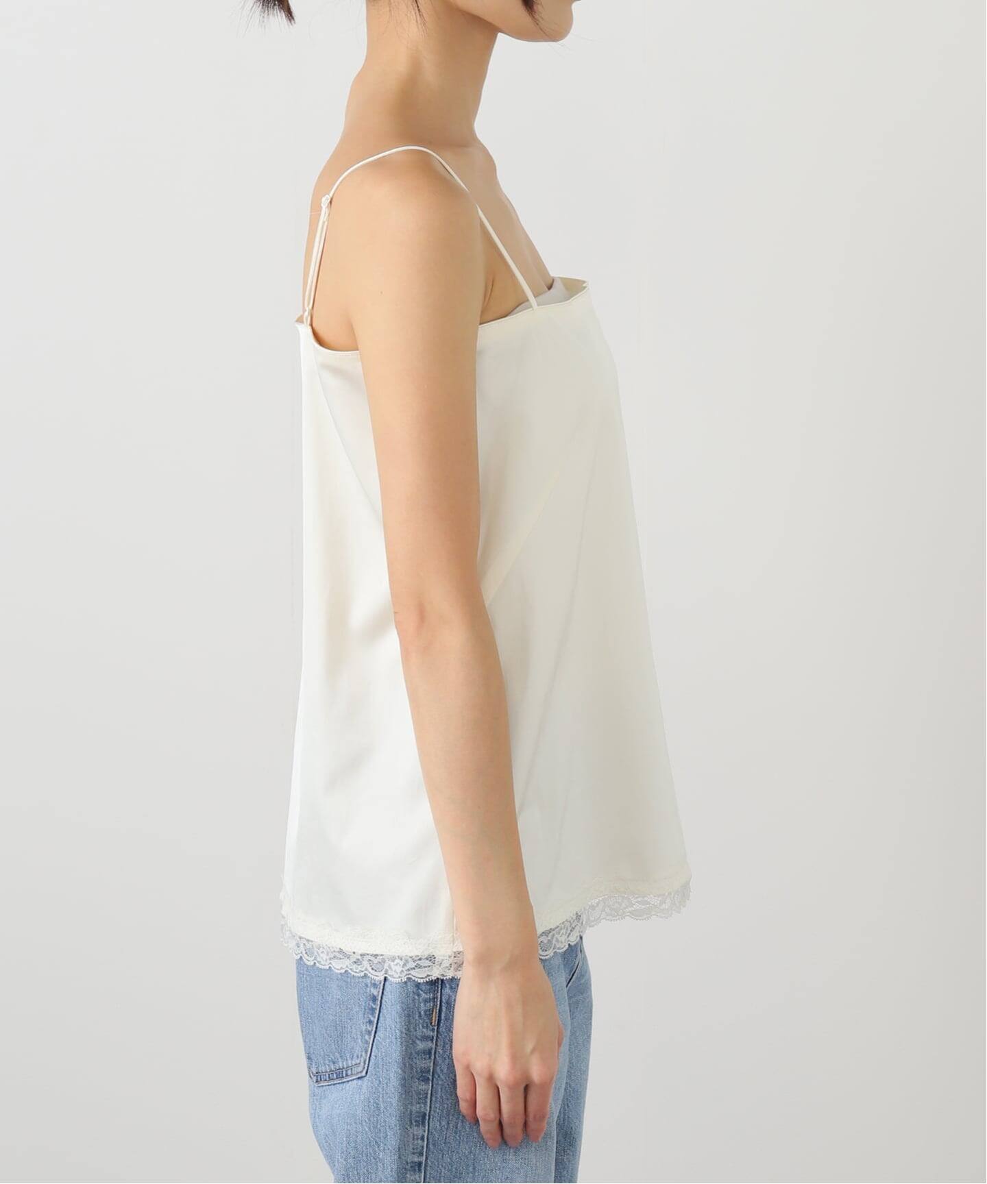 layered lace satin キャミソール（キャミソール）｜Plage（プラージュ