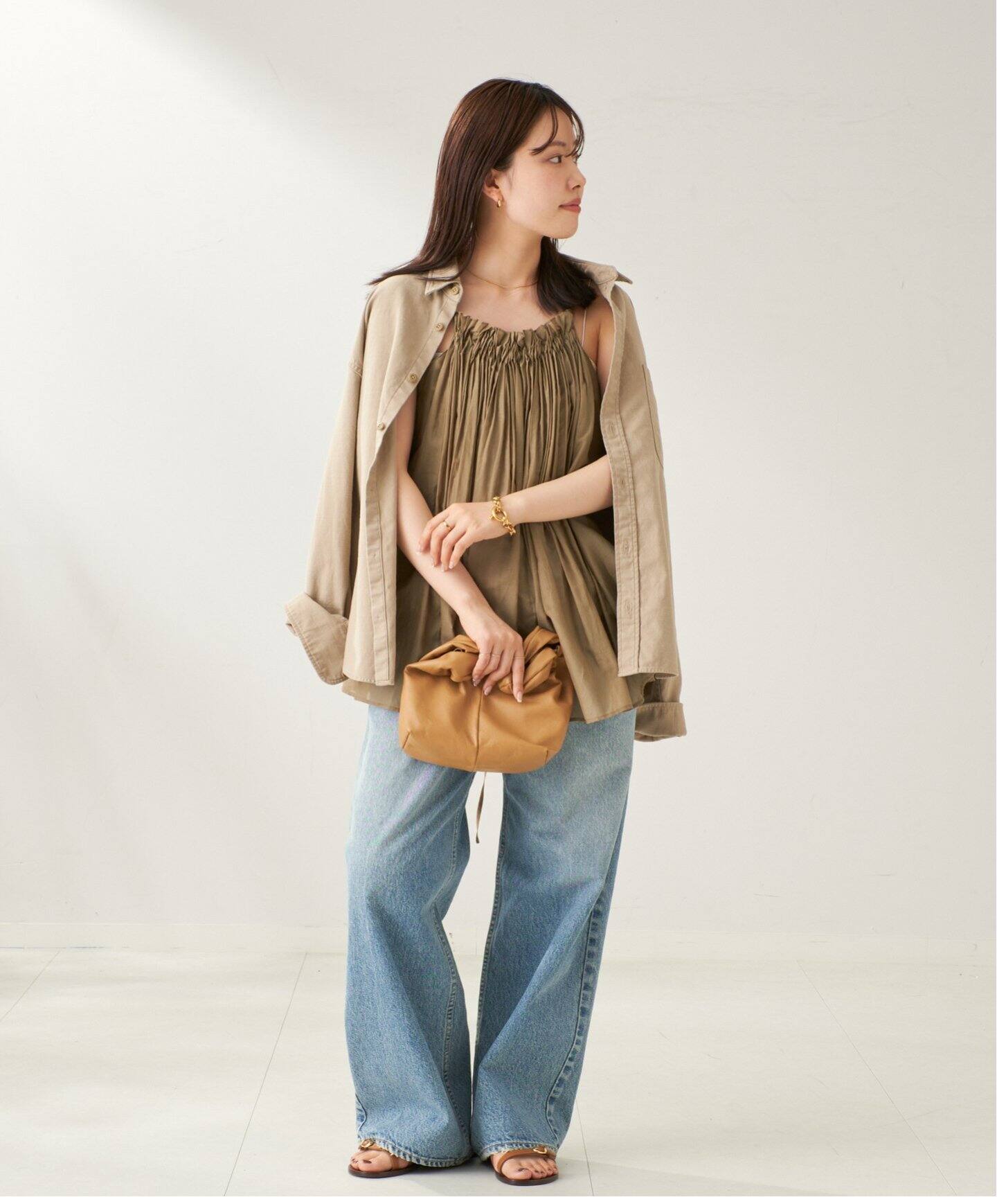 GATHERED DESIGN キャミ（キャミソール）｜Plage（プラージュ）の通販 