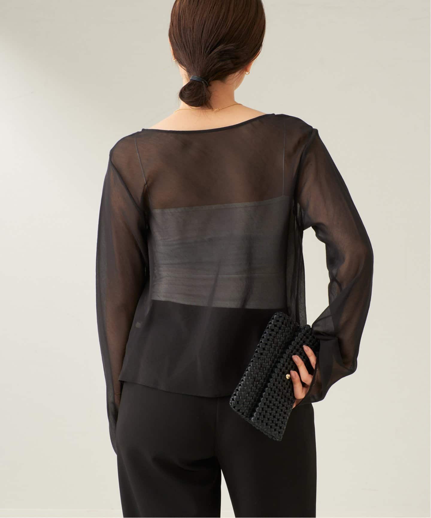 plage SHEER STRING ブラウス