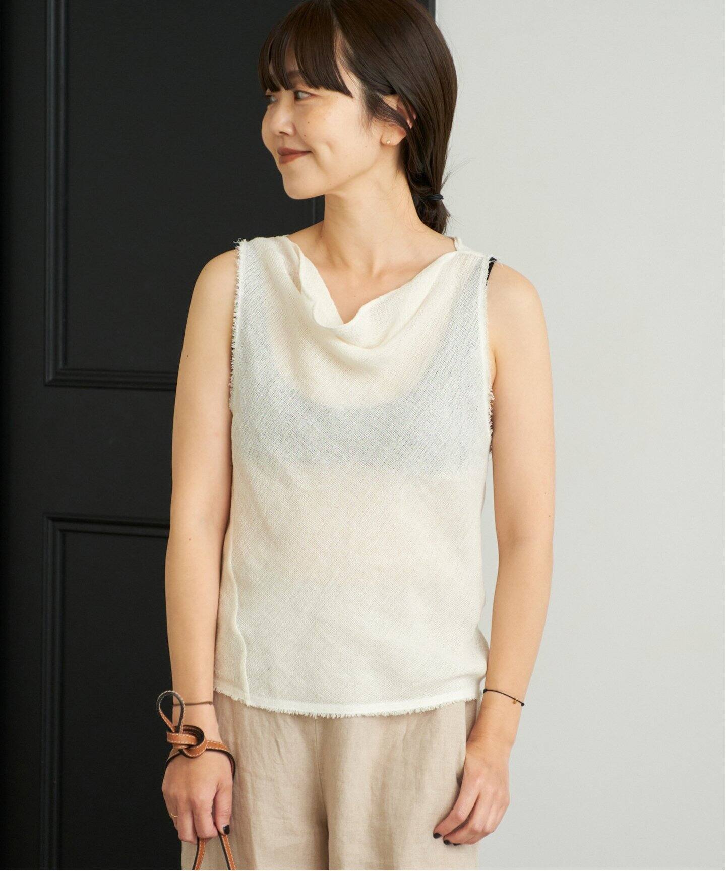 LINEN MESH ブラウス（シャツ／ブラウス）｜Plage（プラージュ）の通販  