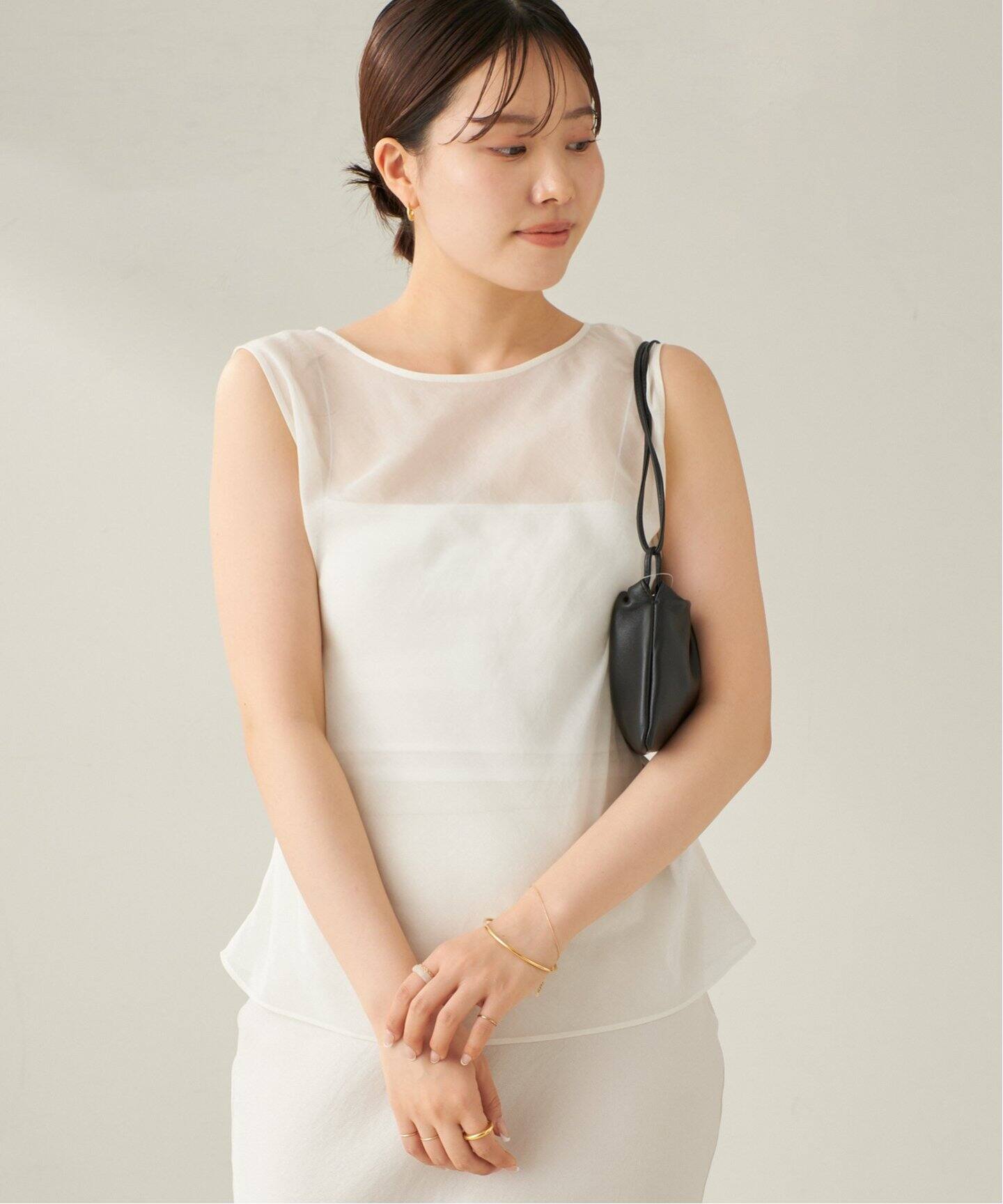 Plage2023 SILK NYLON SHEER ブラウス Plage2023 SILK NYLON SHEER ブラウス - メルカリ