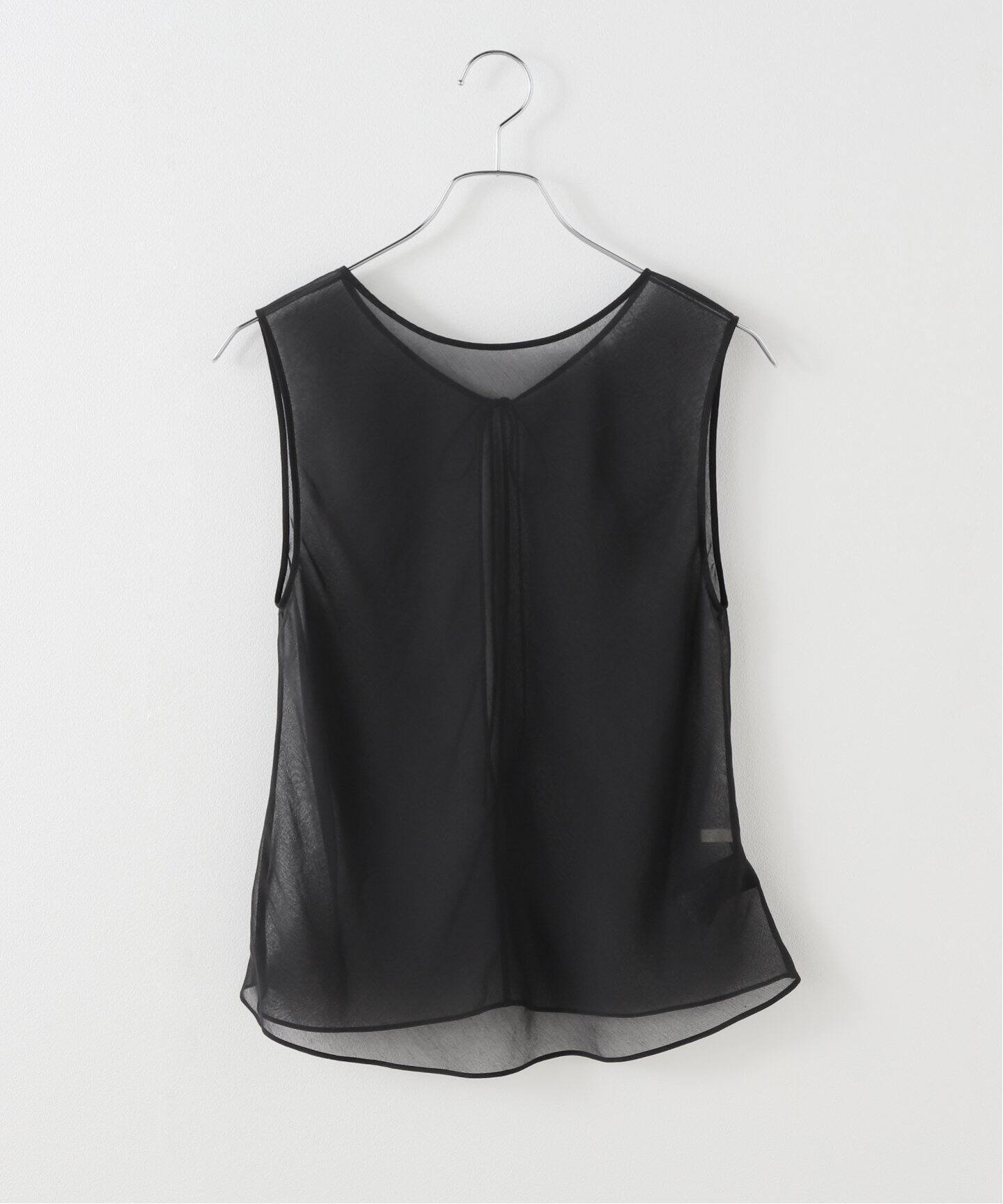 COTTON SILK SHEER N/S ブラウス（シャツ／ブラウス）｜Plage
