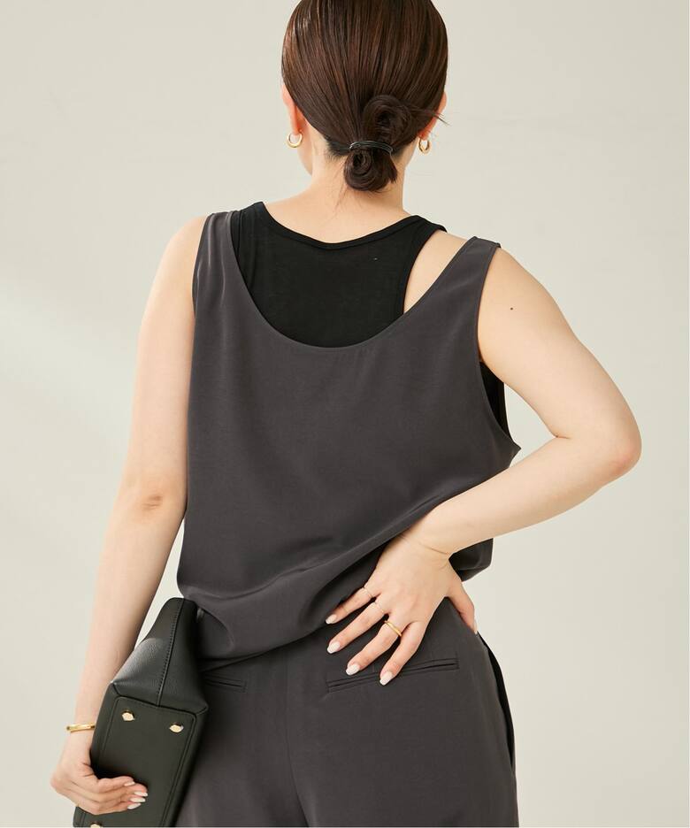 Plage FLUID TANK ブラウス 