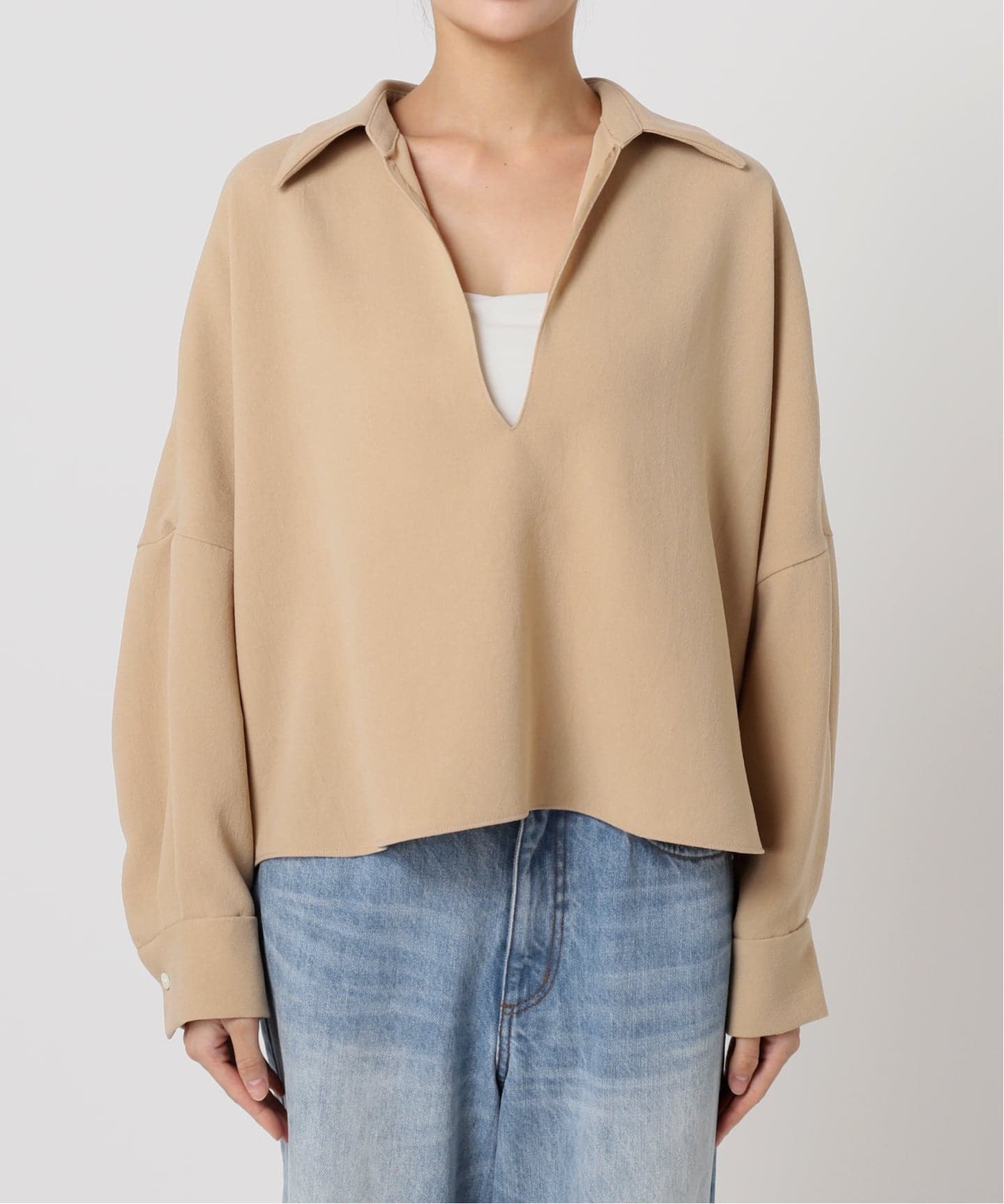 追加》GEORGETTE SKIPPER ブラウス（シャツ／ブラウス）｜Plage