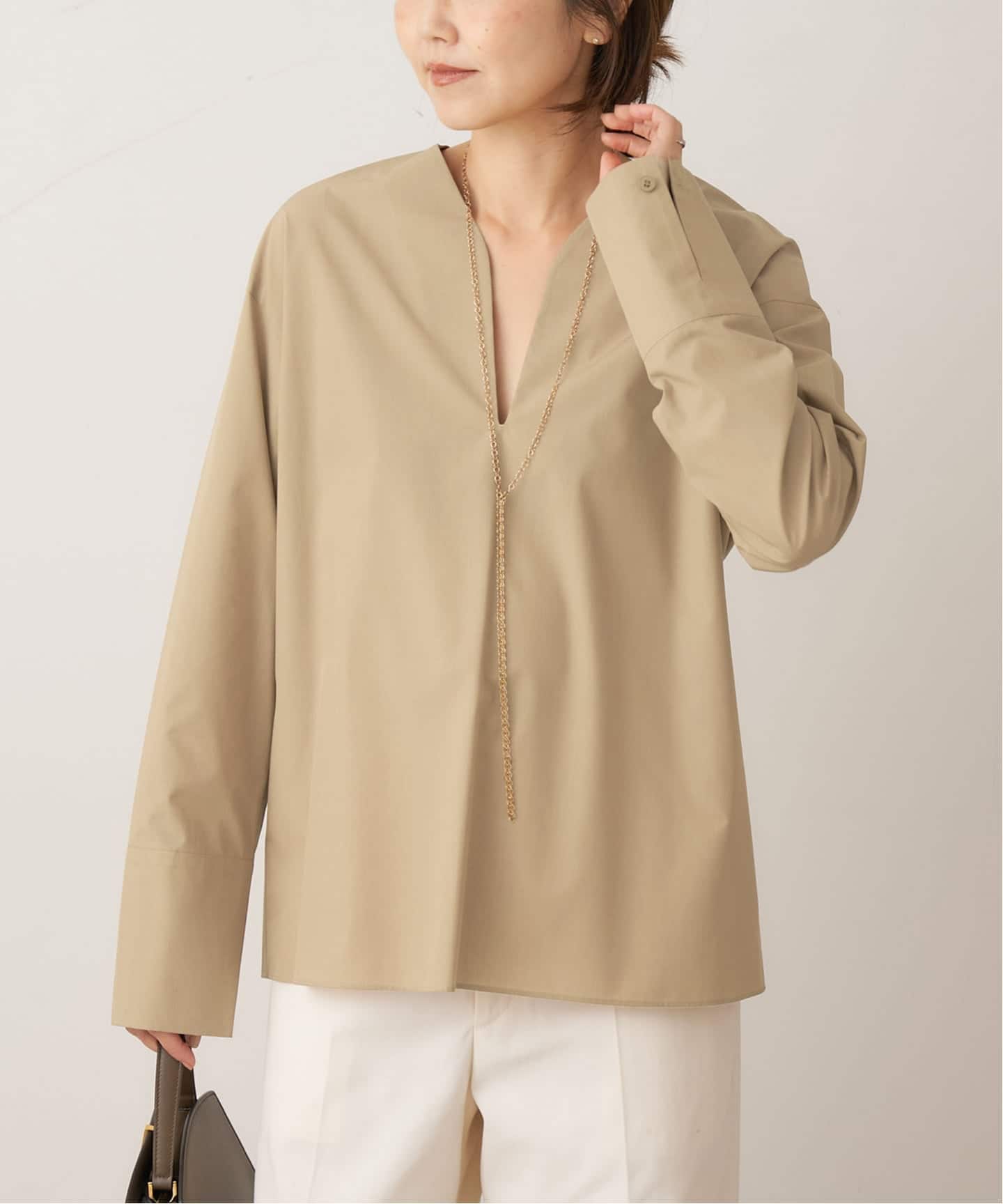 スキッパー ブラウス（シャツ／ブラウス）｜Plage（プラージュ）の通販