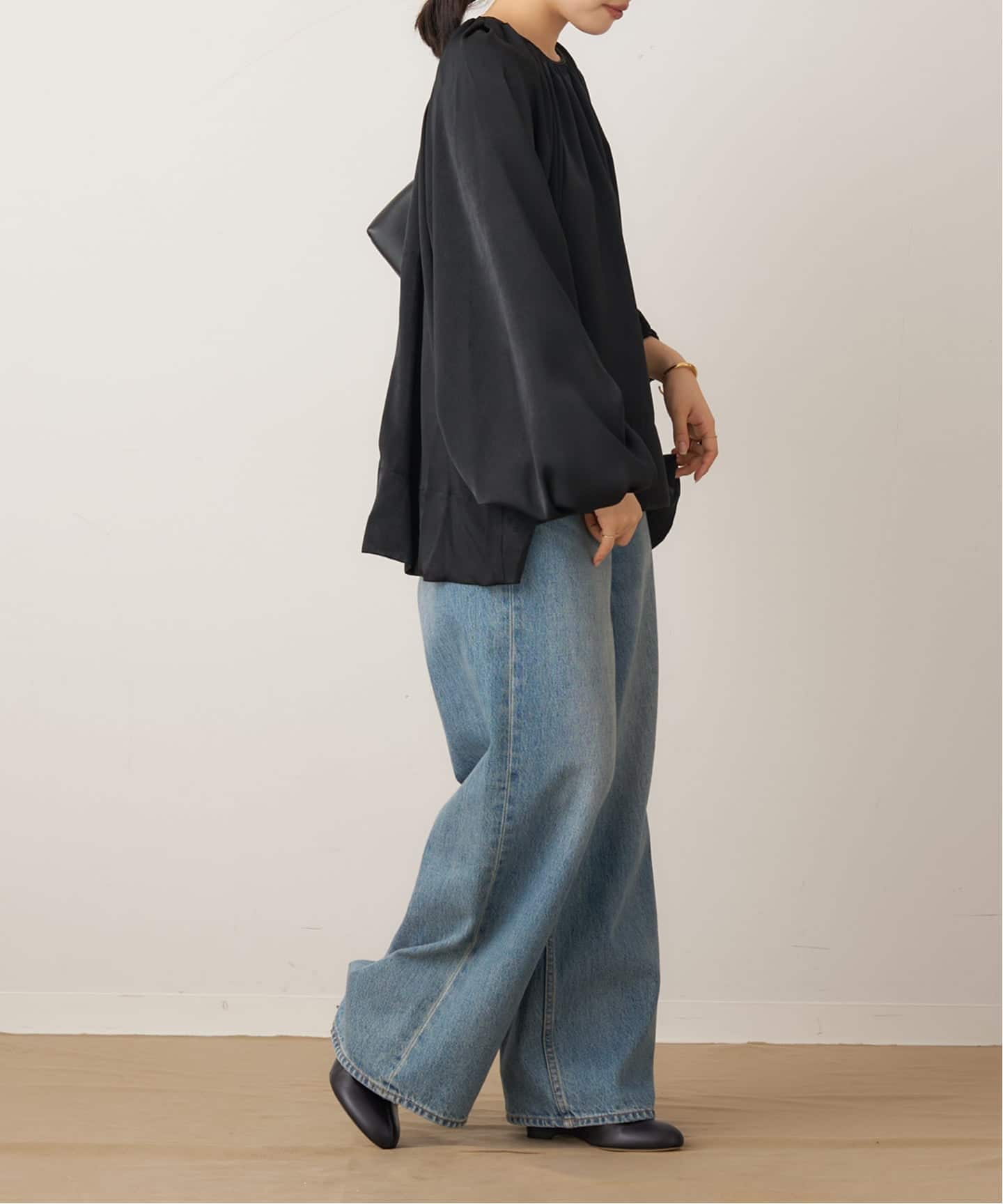 plage プラージュ　LINEN Gather ブラウス plage プラージュ LINEN Gather ブラウス plage LINEN Gather