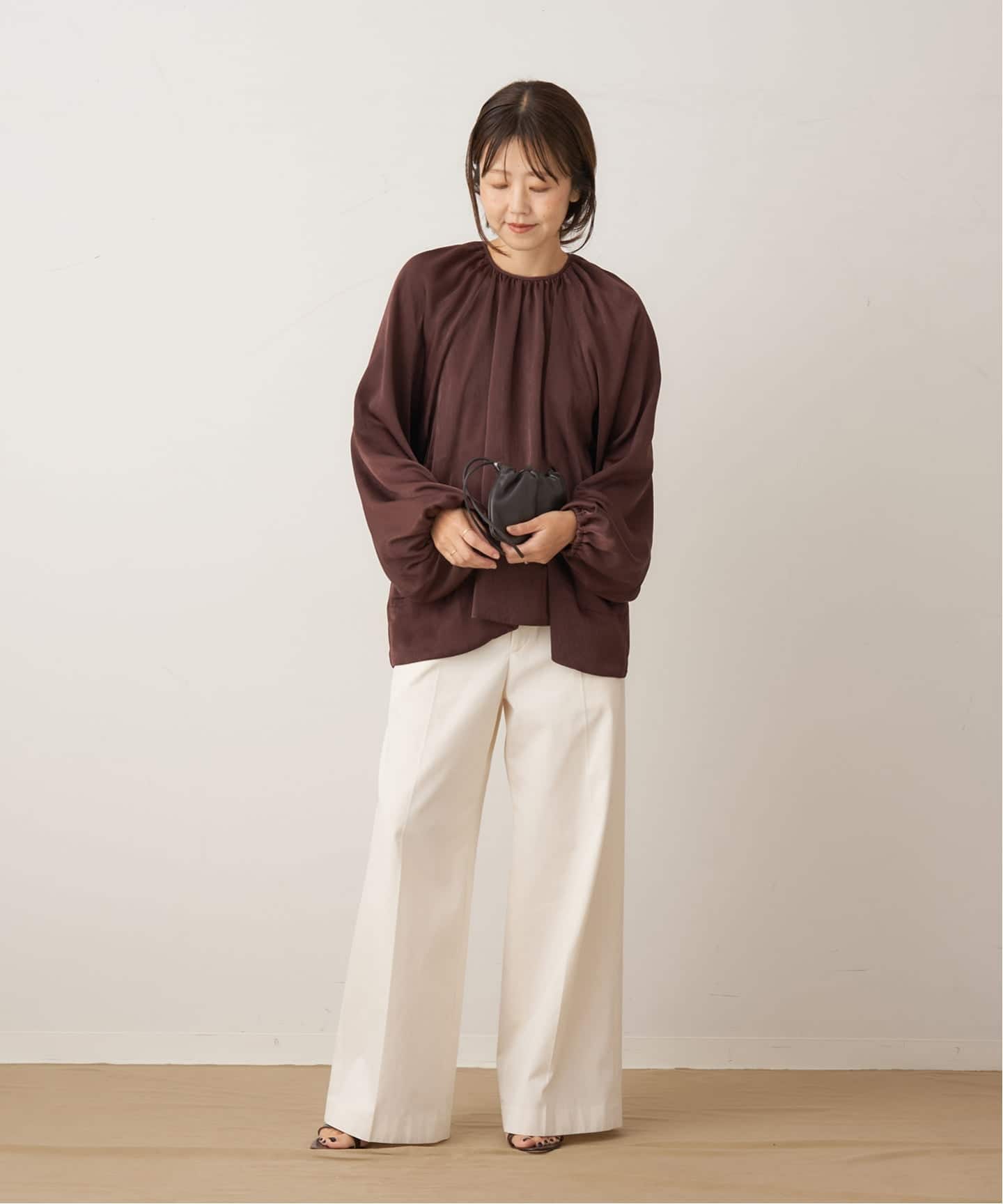 plage プラージュ　LINEN Gather ブラウス gather ブラウス（シャツ／ブラウス）｜Plage（プラージュ）の通販