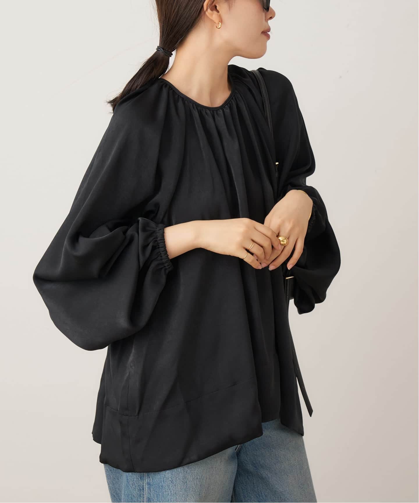 plage プラージュ　LINEN Gather ブラウス gather ブラウス（シャツ／ブラウス）｜Plage（プラージュ）の