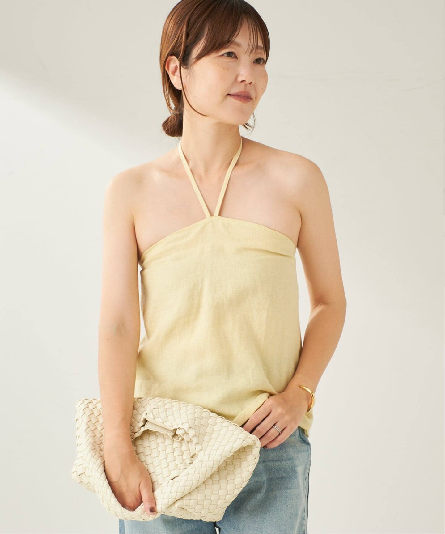DEIJI STUDIO / デイジスタジオ Linen Wrap Back トップス（その他
