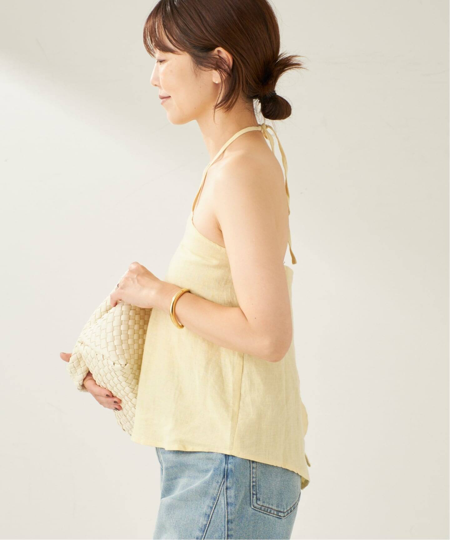 DEIJI STUDIO / デイジスタジオ Linen Wrap Back トップス（その他 