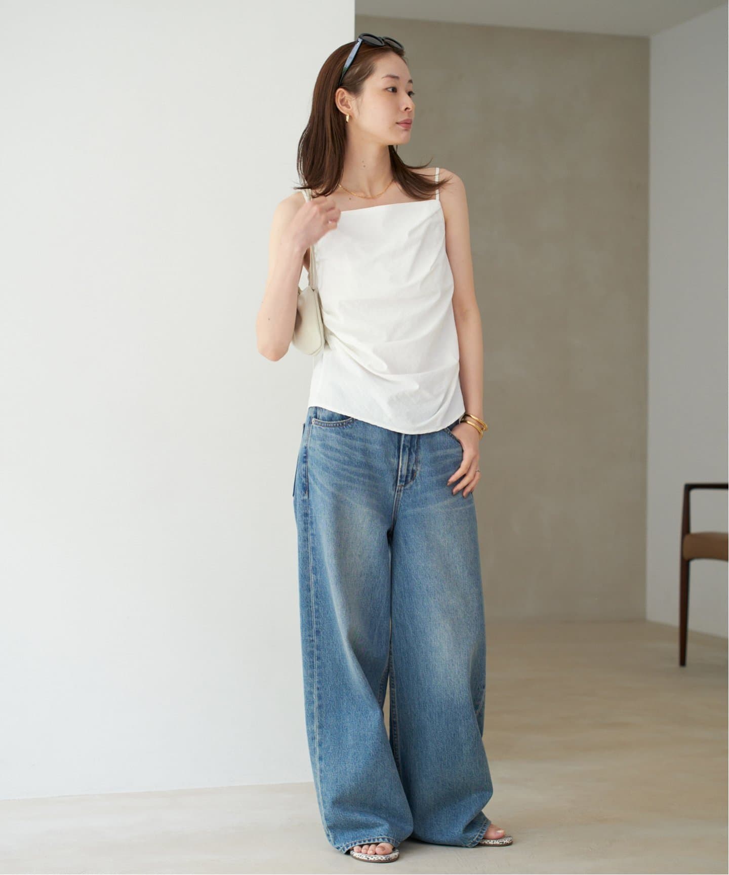 Plage LE キャミソール le / ル DRAPE SLEEVELESS トップス（キャミソール）｜Plage