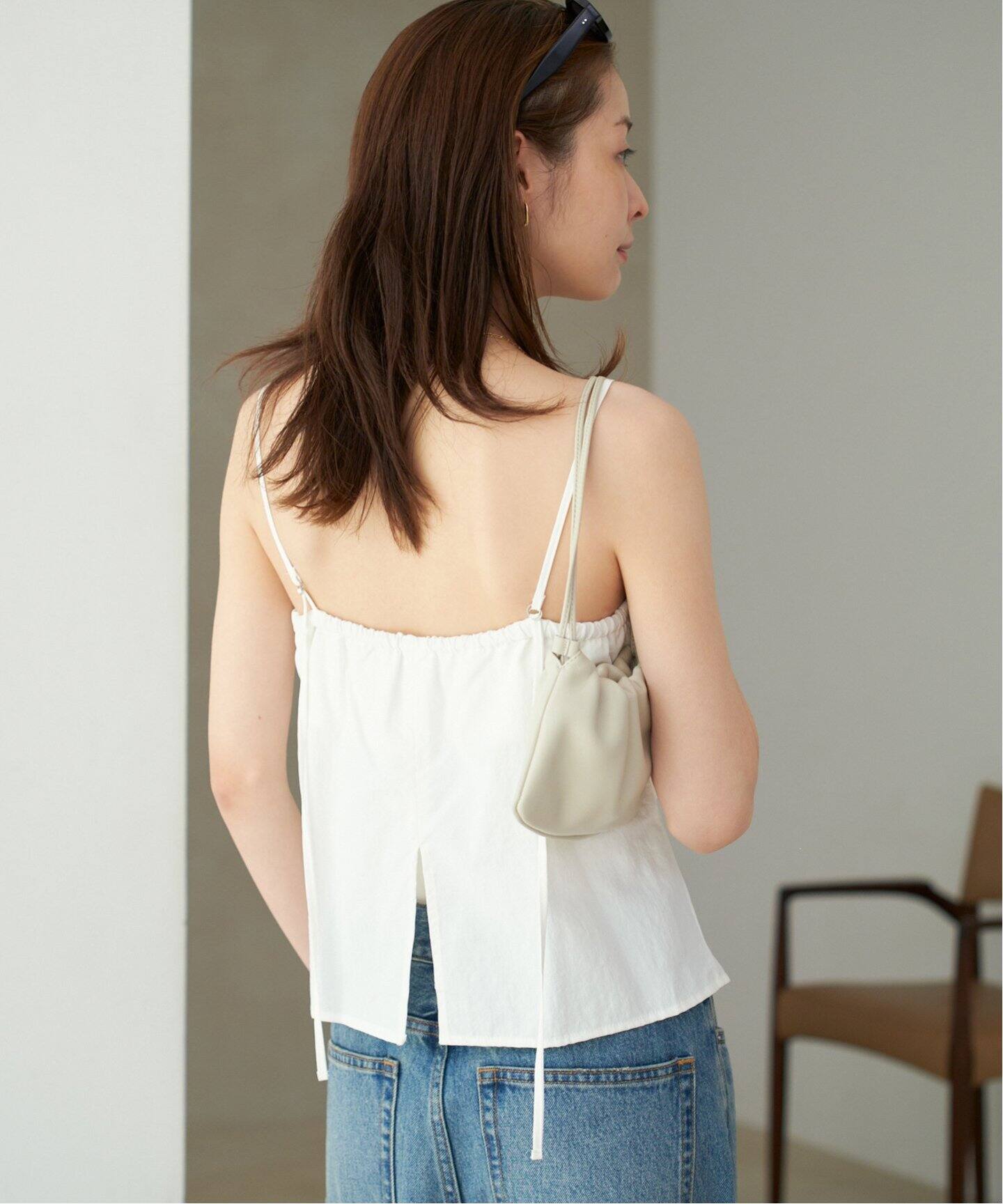 祝開店！大放出セール開催中 ル / 予約》le DRAPE トップス（キャミソール SLEEVELESS トップス