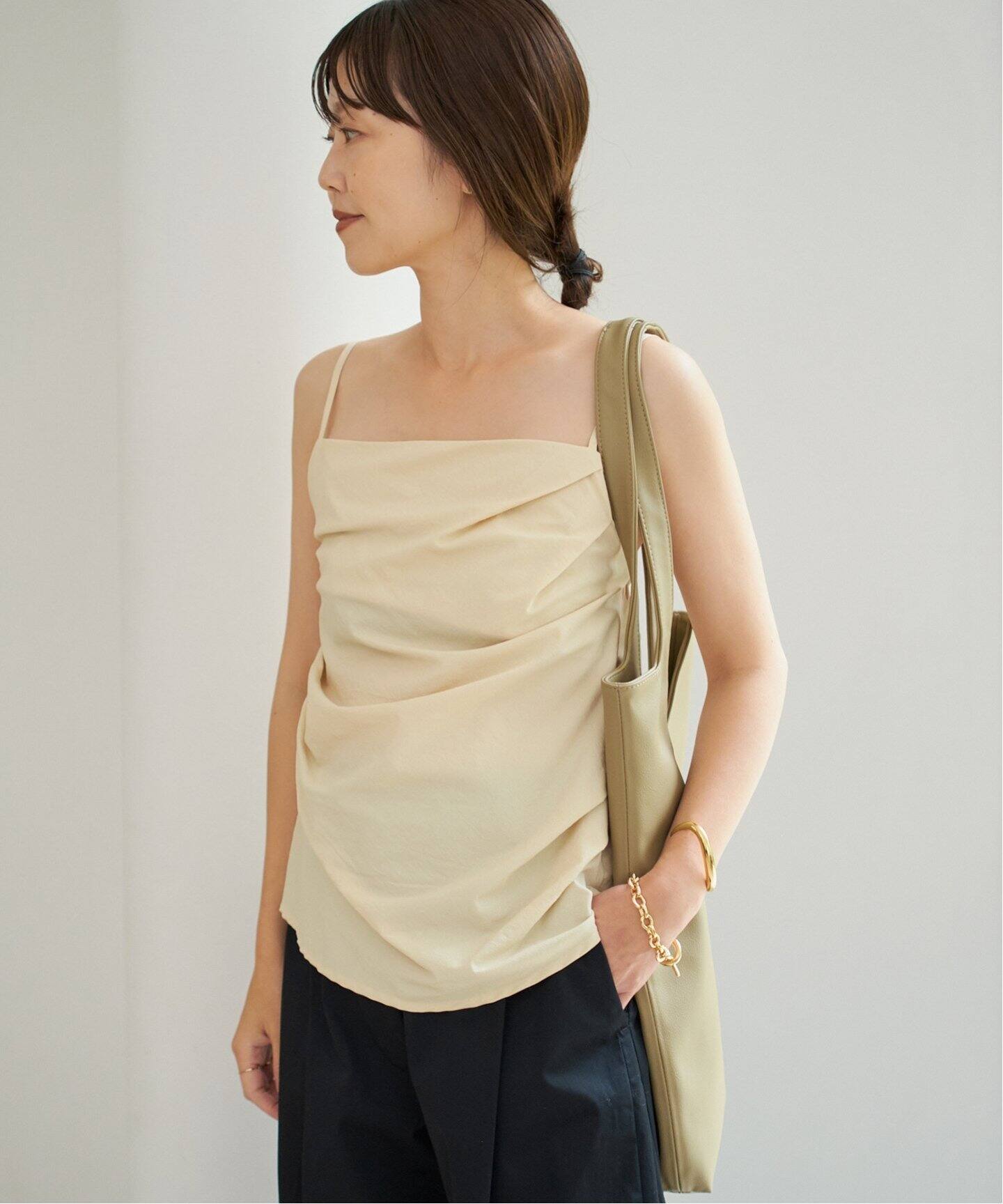 le / ル DRAPE SLEEVELESS トップス（キャミソール）｜Plage
