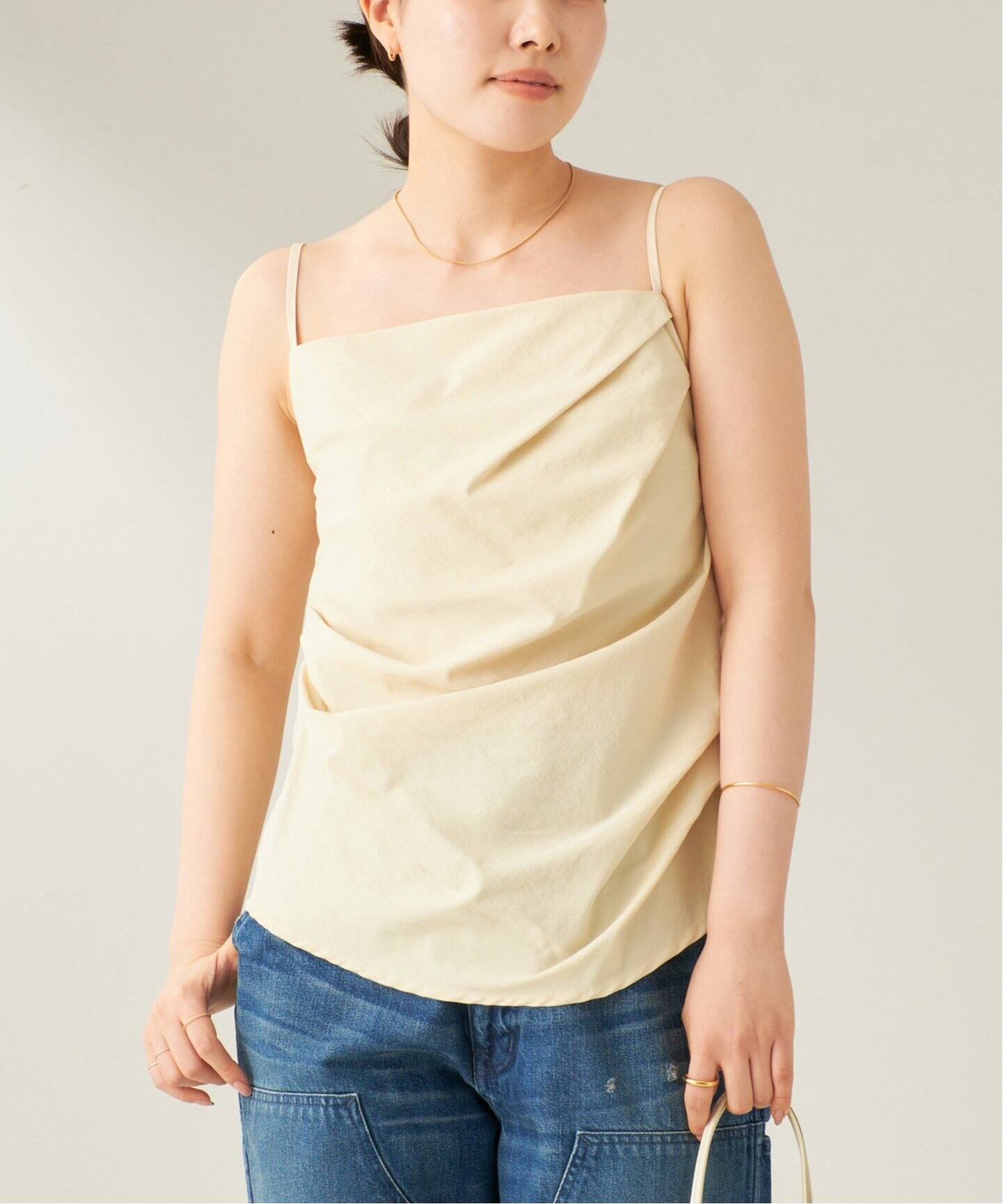 Plage le /ル DRAPE SLEEVELESS トップス le / ル DRAPE SLEEVELESS トップス（キャミソール）｜Plage