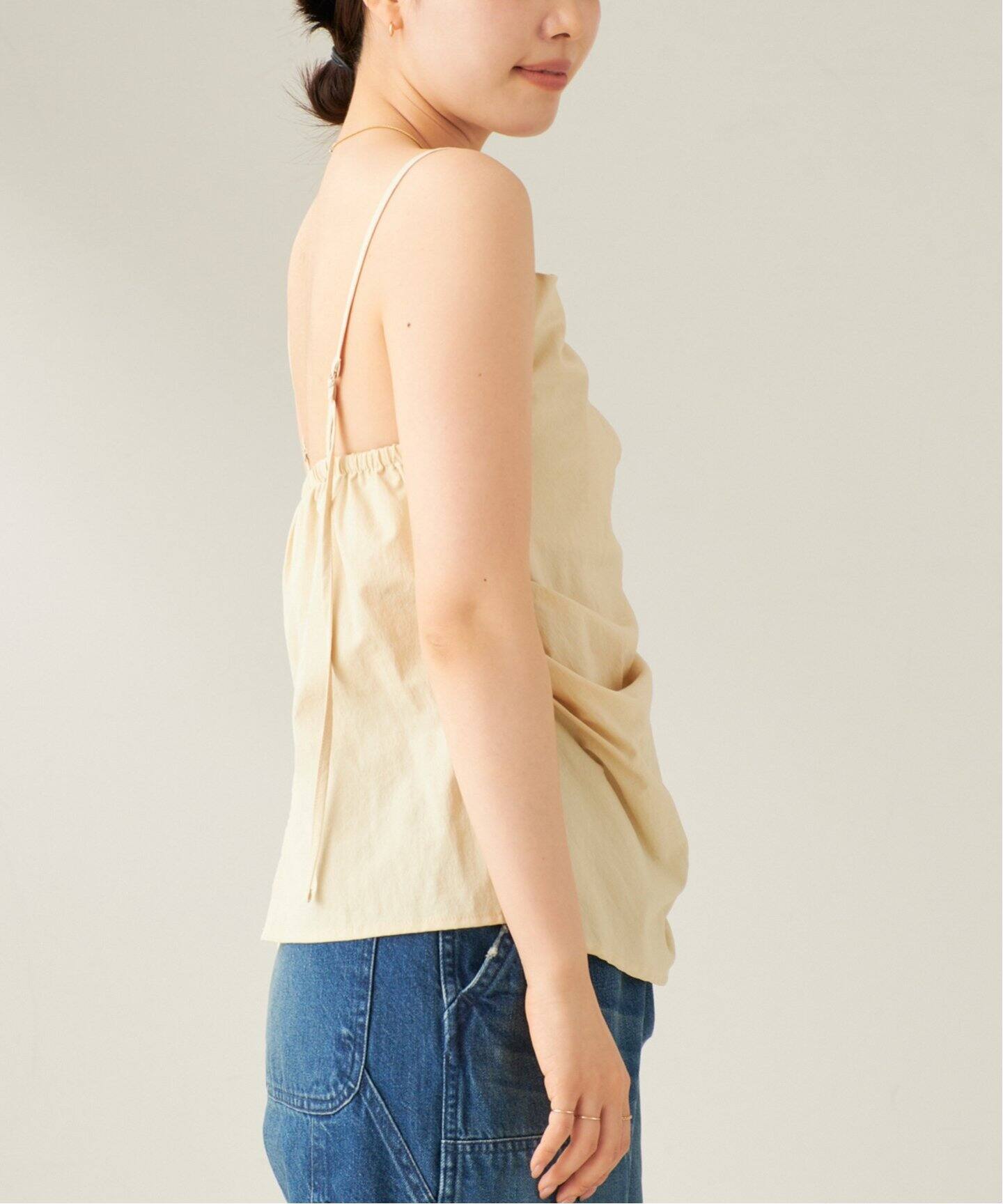 le / ル DRAPE SLEEVELESS トップス le / ル DRAPE SLEEVELESS トップス（キャミソール）｜Plage