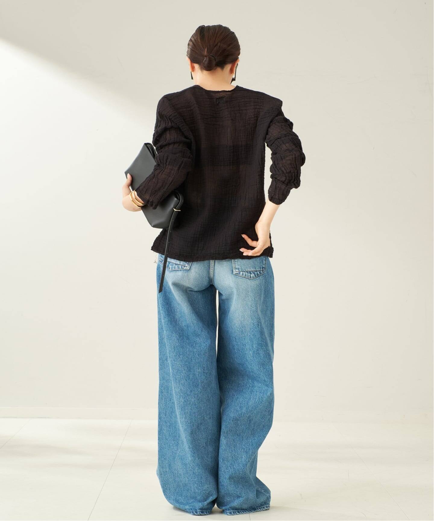 LES ATELIERS FRANCAIS DE CONFECTION 別注 BTN VN ブラウス（シャツ