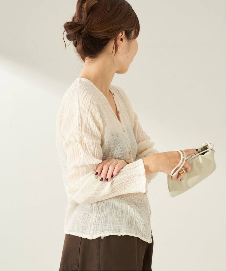 LES ATELIERS FRANCAIS DE CONFECTION 別注 BTN VN ブラウス（シャツ 