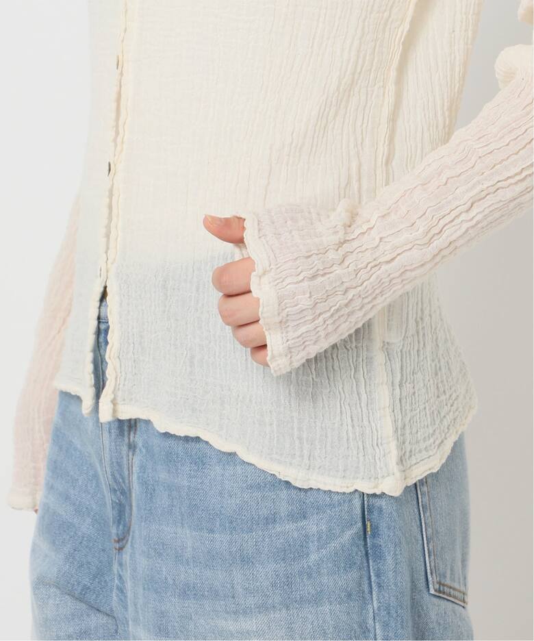 LES ATELIERS FRANCAIS DE CONFECTION 別注 BTN VN ブラウス（シャツ  